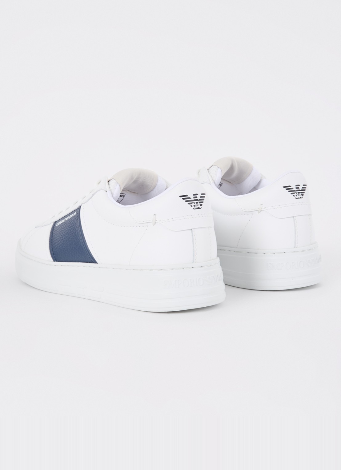 Armani SNEAKER - achterkant gebroken wit