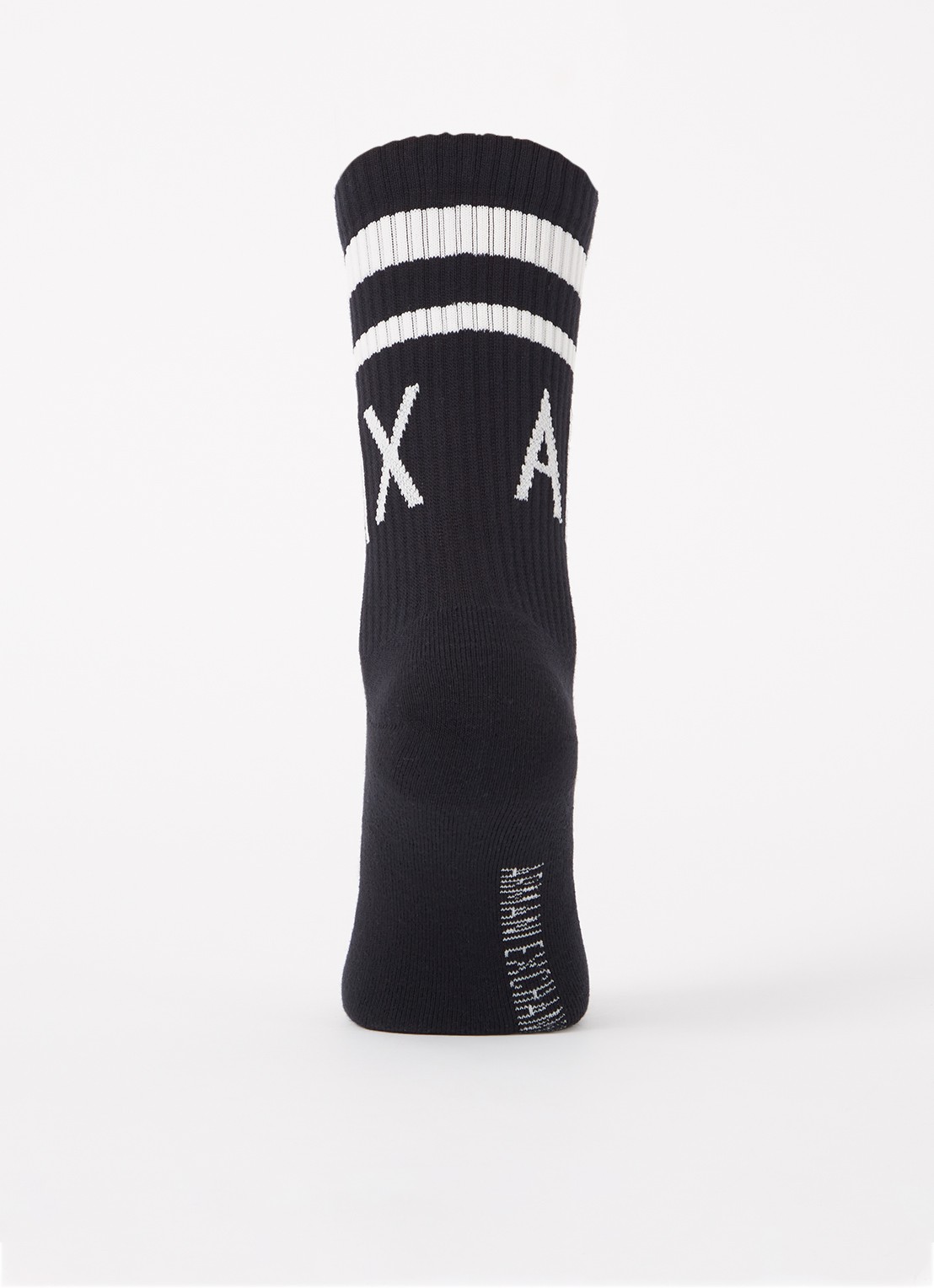 Armani Sokken met logoprint in 2-pack - voorkant 2 lichtgrijs