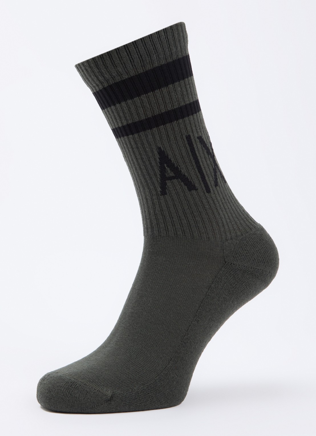 Armani Sokken met logoprint in 2-pack - detail 3 antraciet