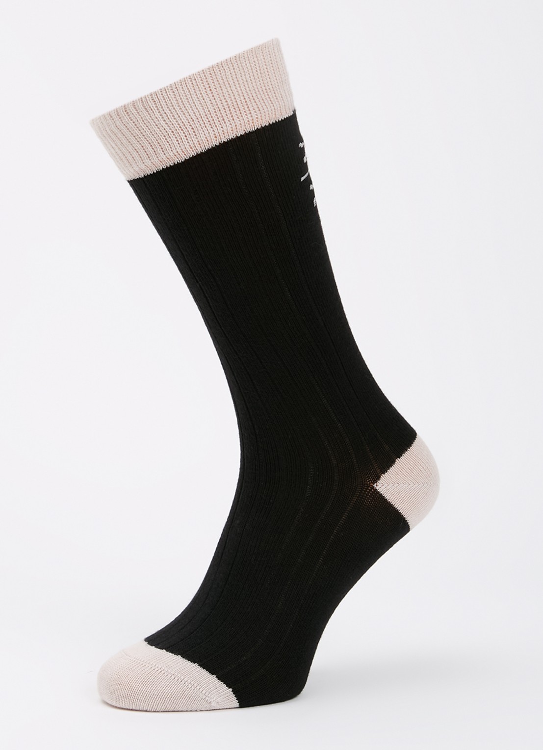 Armani Sokken met logoprint - detail 3 zwart