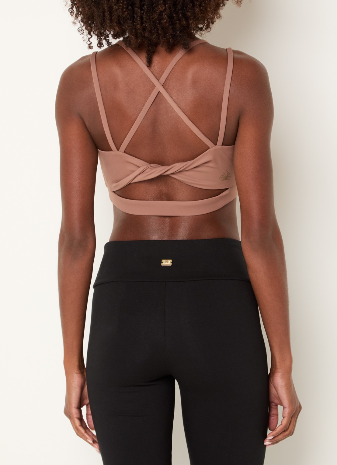 Armani Sport bh met light support - achterkant zalmroze