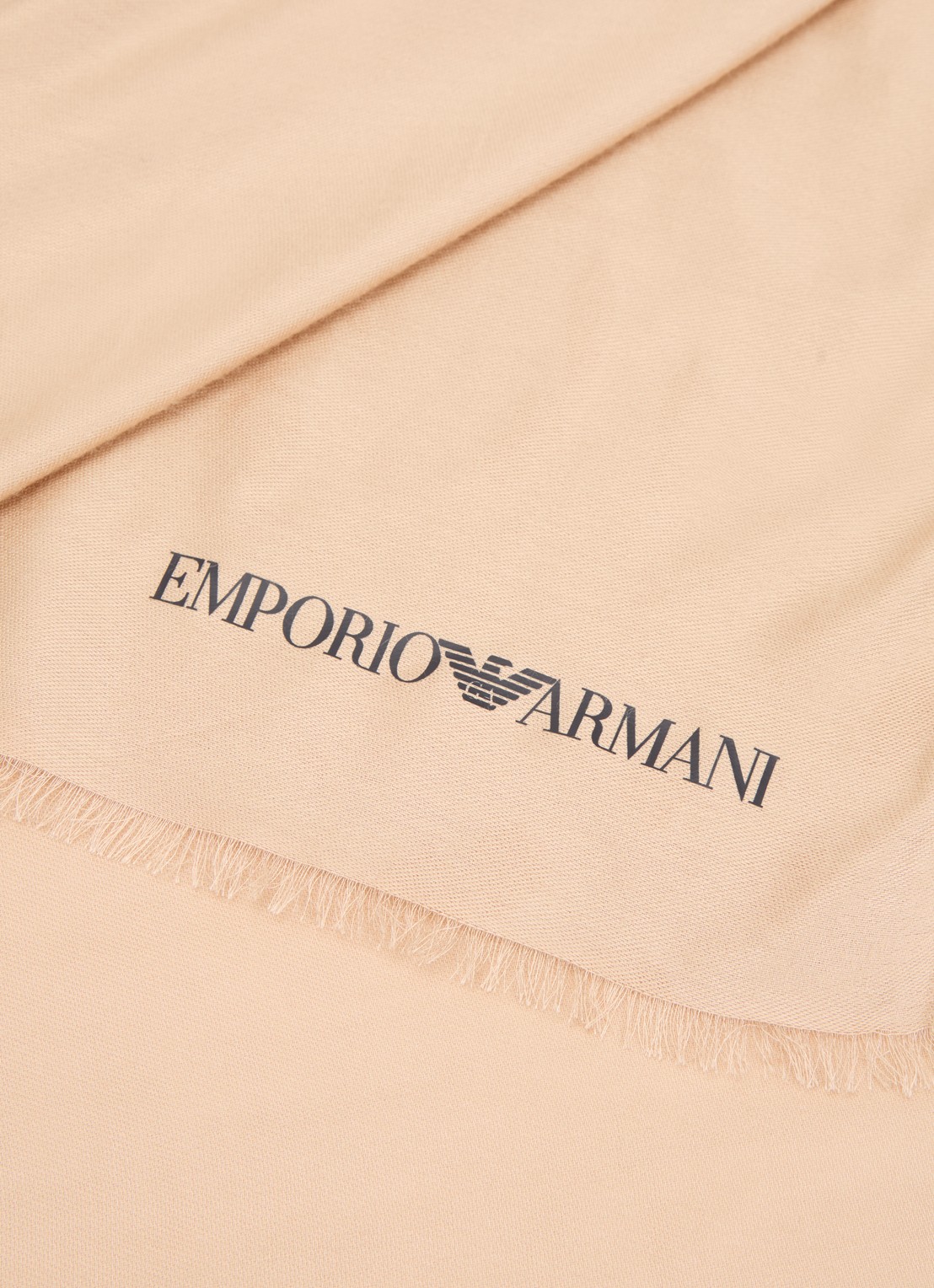 Armani Stole sjaal 180 x 79 cm - detail 3 lichtbruin