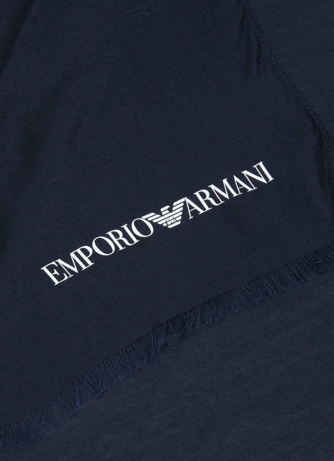 Armani Stole sjaal 180 x 79 cm - detail 3 donkerblauw