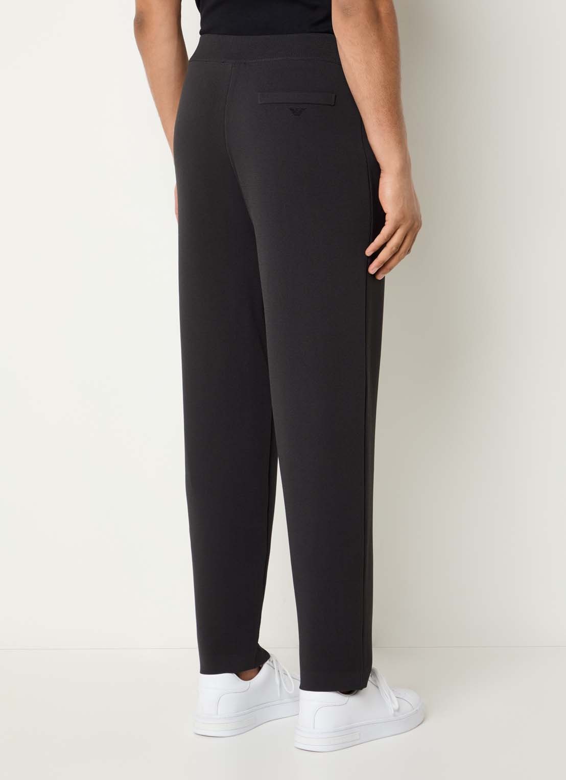 Armani Straight fit broek met steekzakken - achterkant 5 antraciet