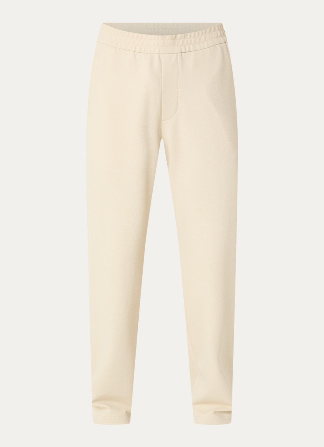 Armani Straight fit chino met steekzakken - voorkant 4 ivoor