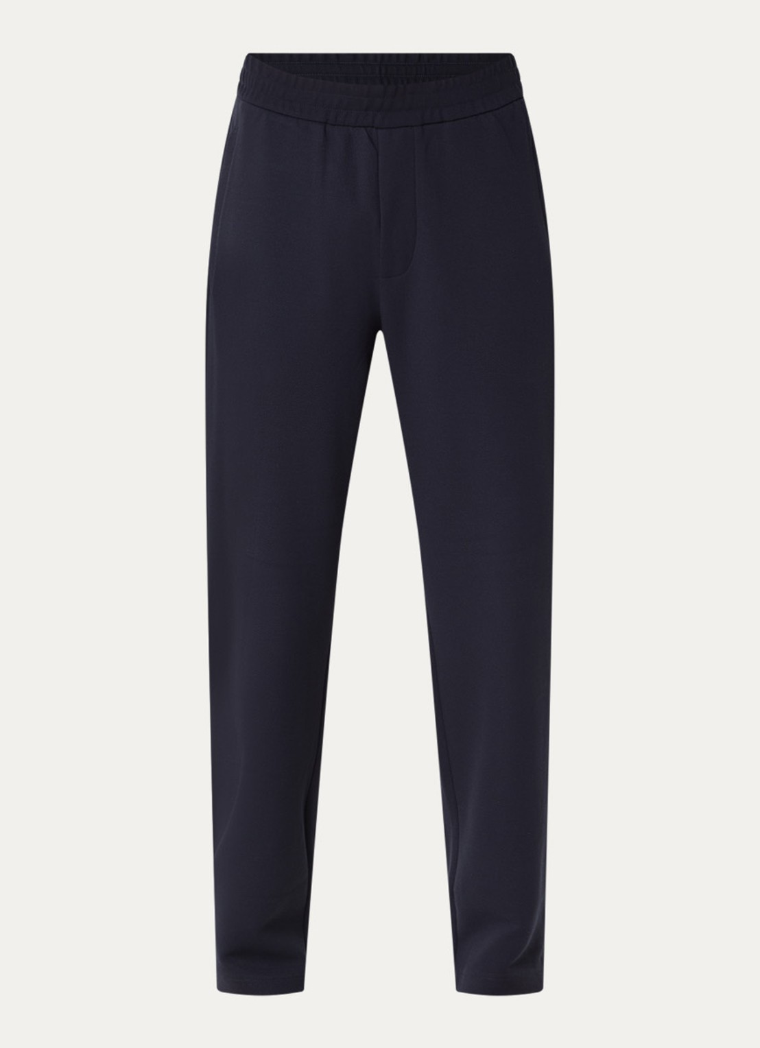 Armani Straight fit chino met steekzakken - voorkant 2 donkerblauw