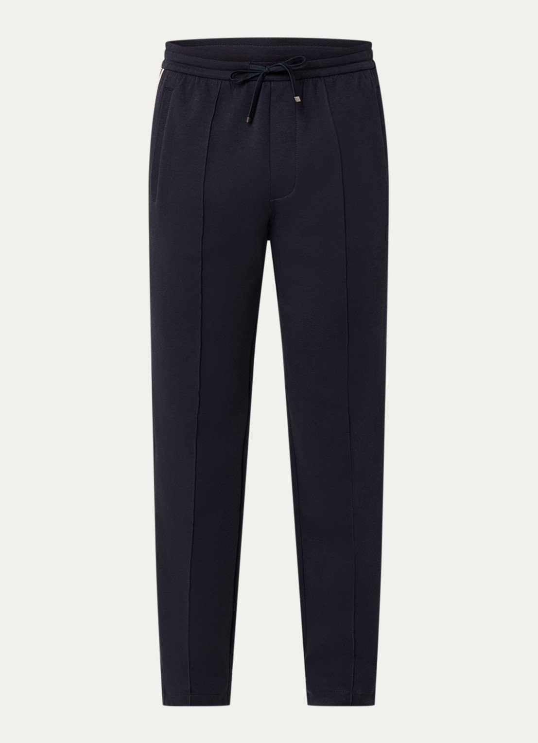 Armani Straight fit joggingbroek met steekzakken - voorkant 2 donkerblauw