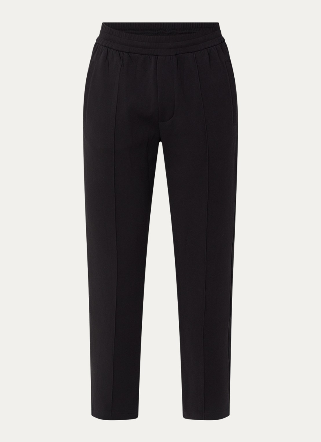 Armani Straight fit joggingbroek met steekzakken - voorkant 2 zwart