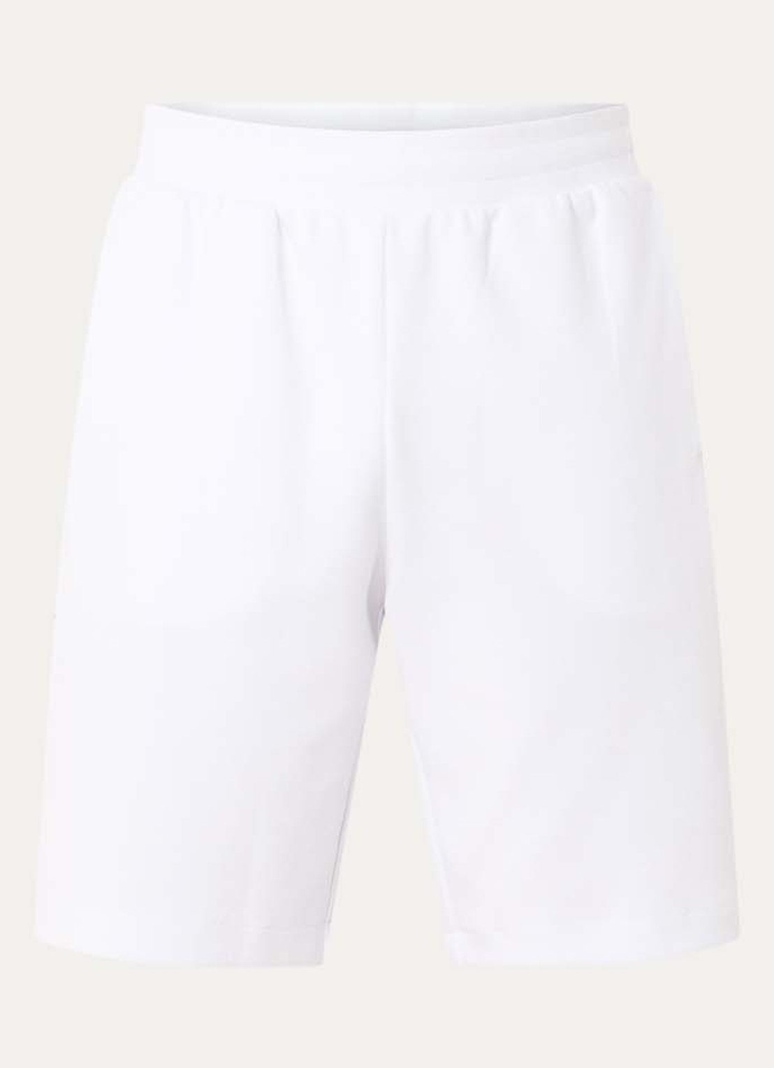 Armani Straight fit korte broek met logo - voorkant 3 wit