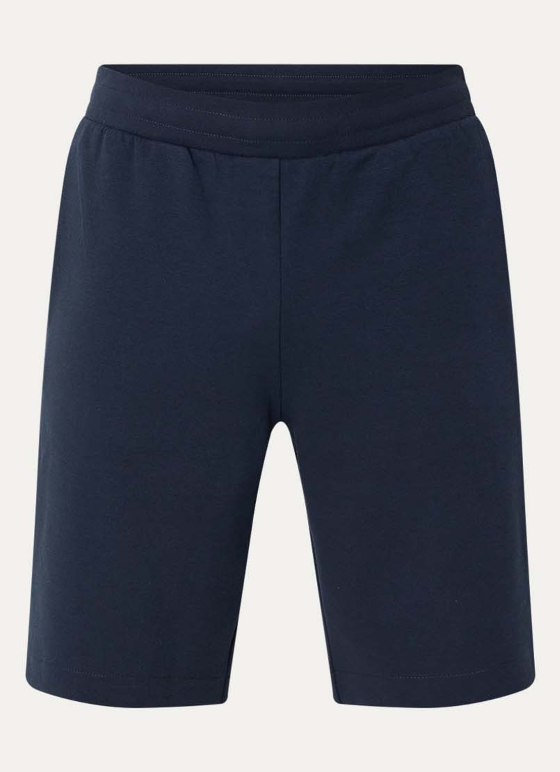 Armani Straight fit korte broek met logo - voorkant 2 armani blue / blauw