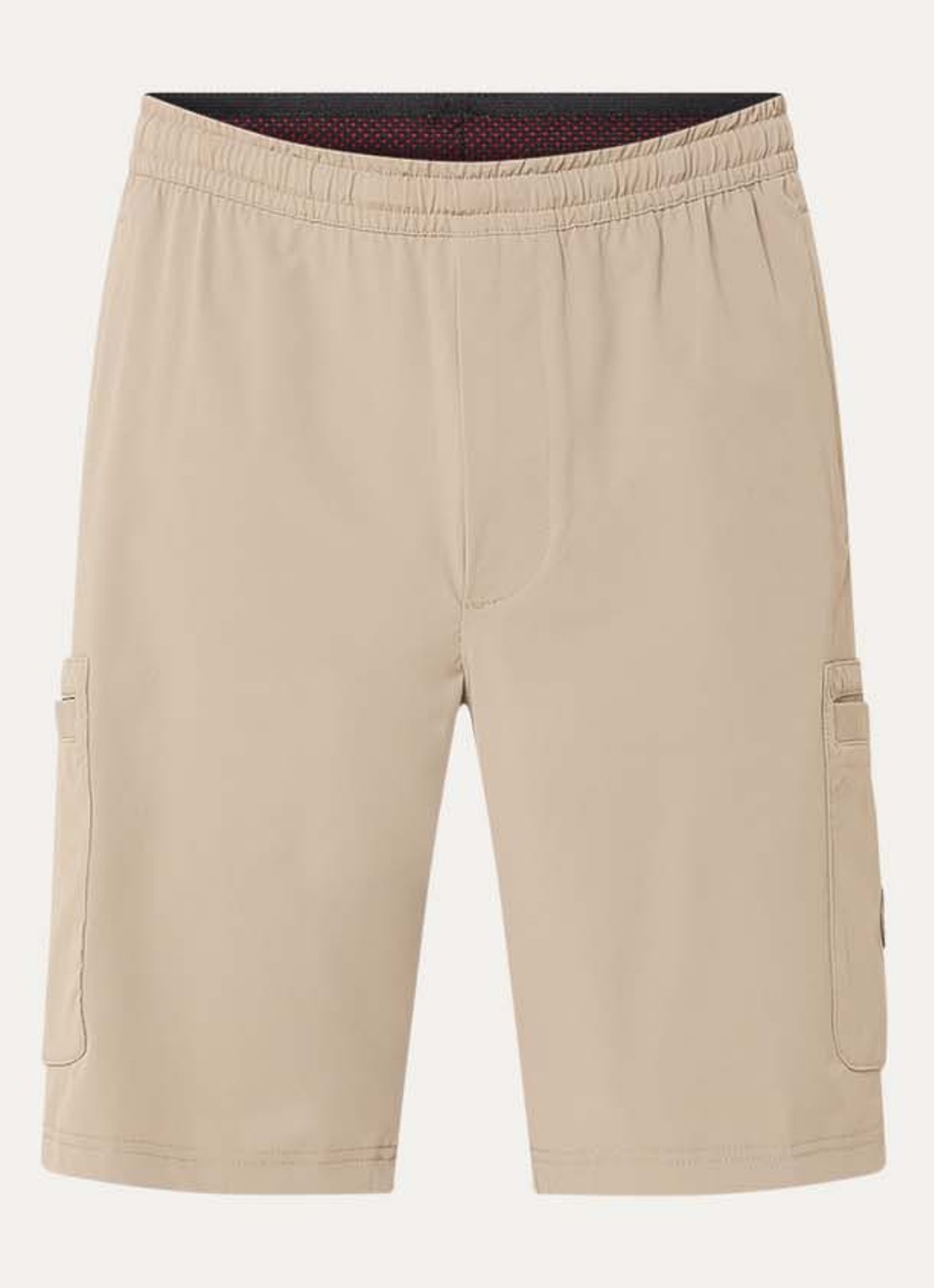 Armani Straight fit korte broek met steekzakken - voorkant 3 beige