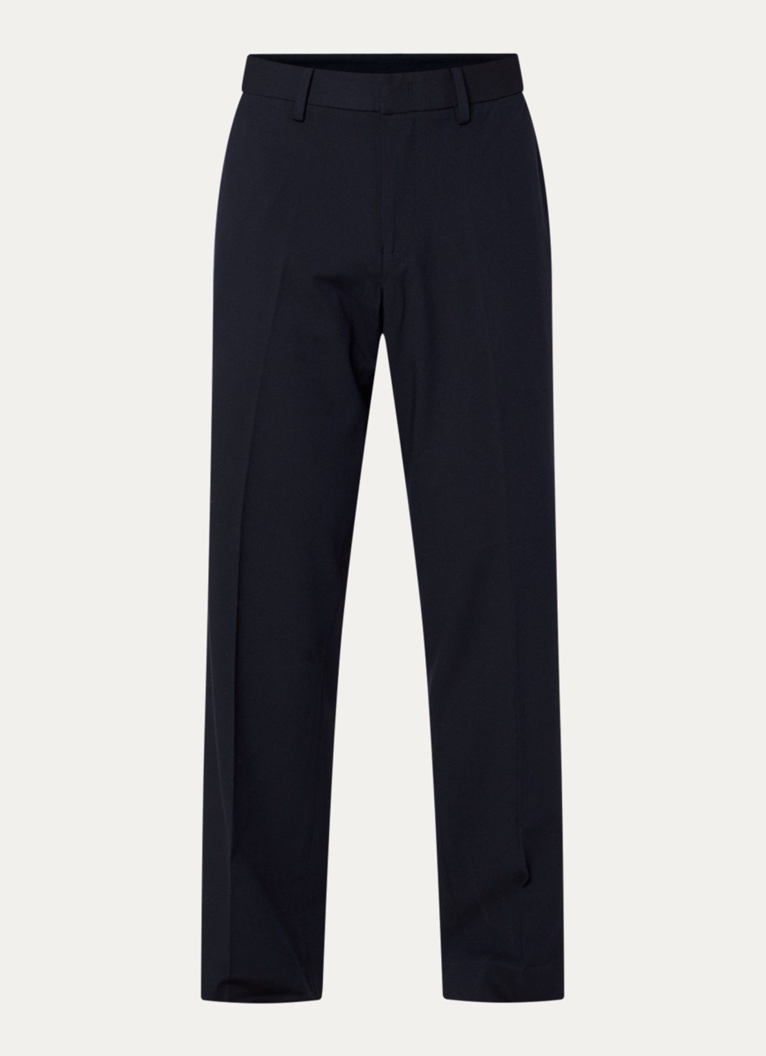 Armani Straight fit pantalon met steekzakken - voorkant 4 donkerblauw