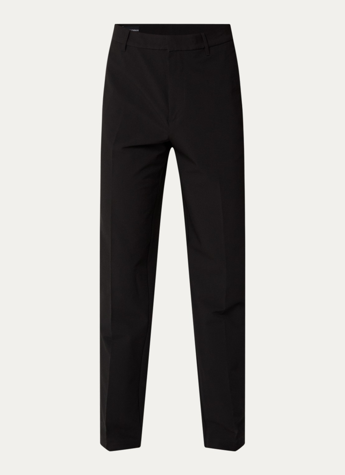 Armani Straight fit pantalon met steekzakken - voorkant 4 zwart