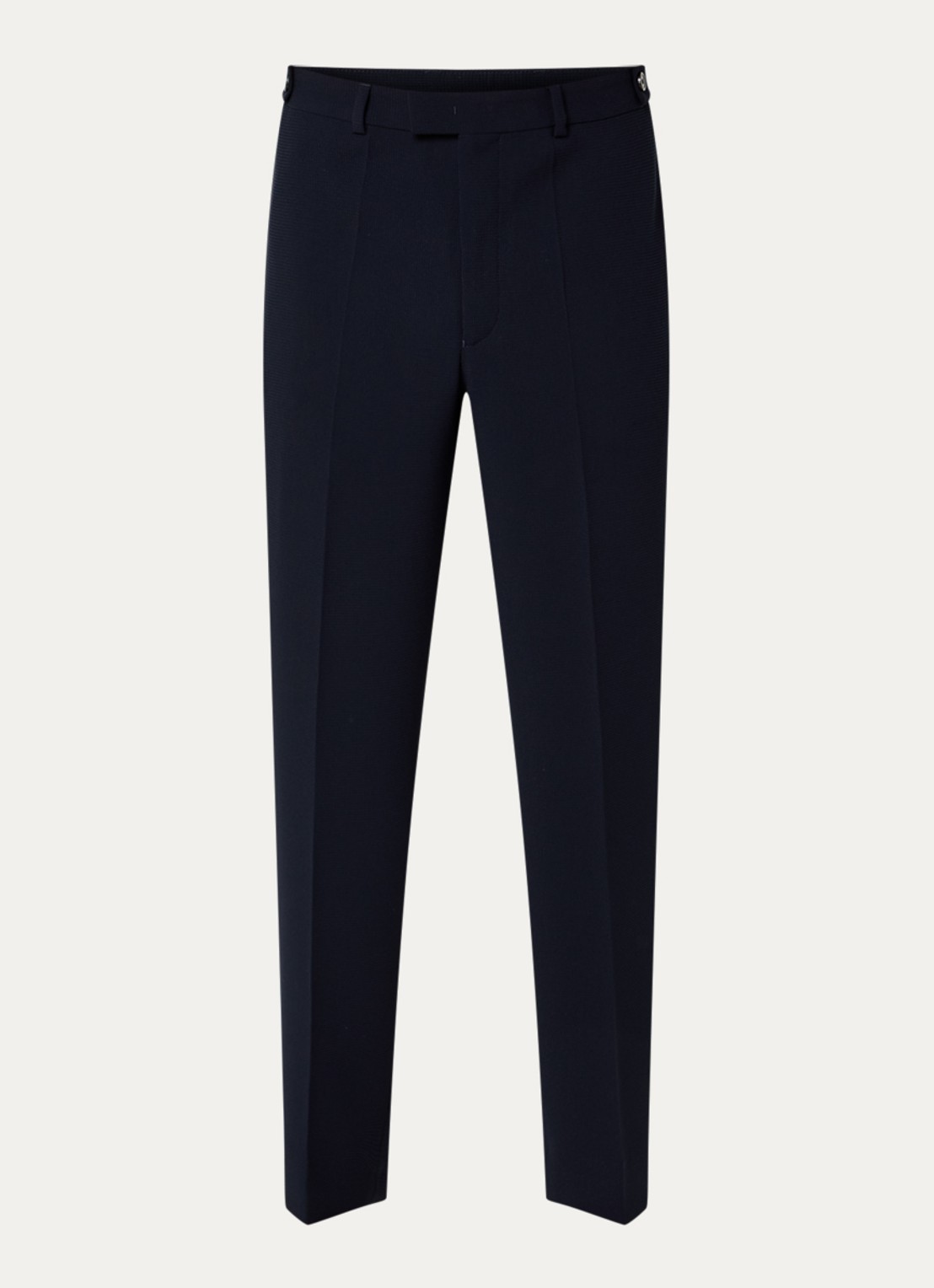 Armani Straight fit pantalon met structuur - voorkant 3 antraciet