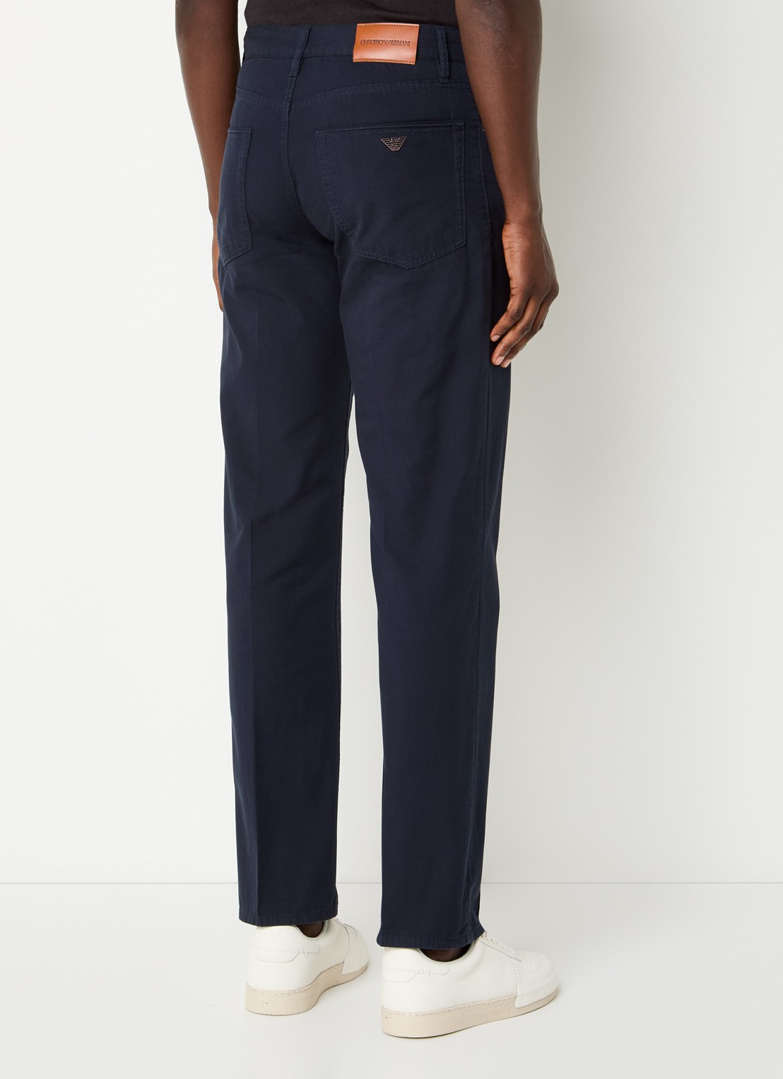 Armani Straight leg jeans met steekzakken - achterkant 3 blauw