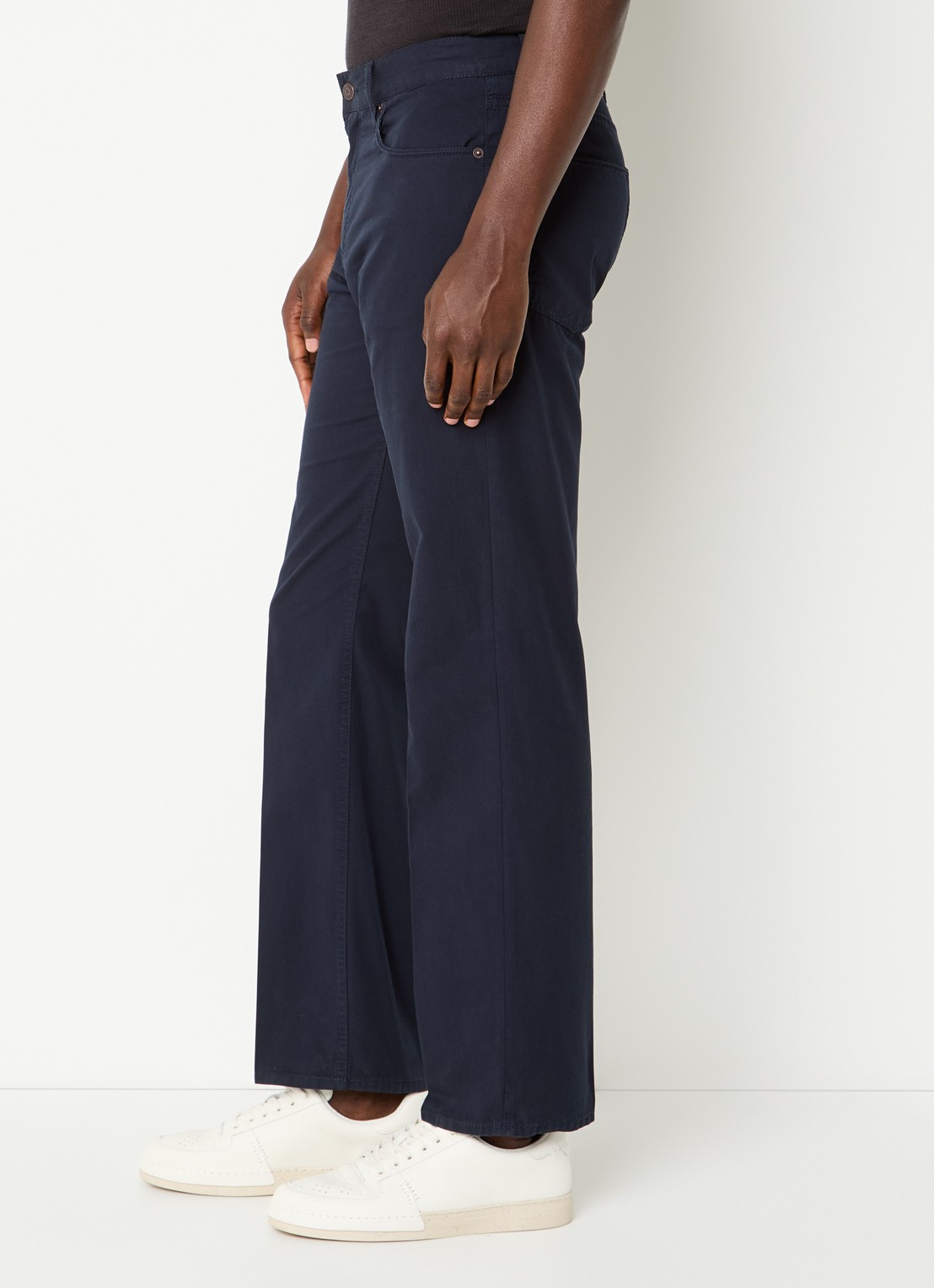 Armani Straight leg jeans met steekzakken - detail 2 blauw