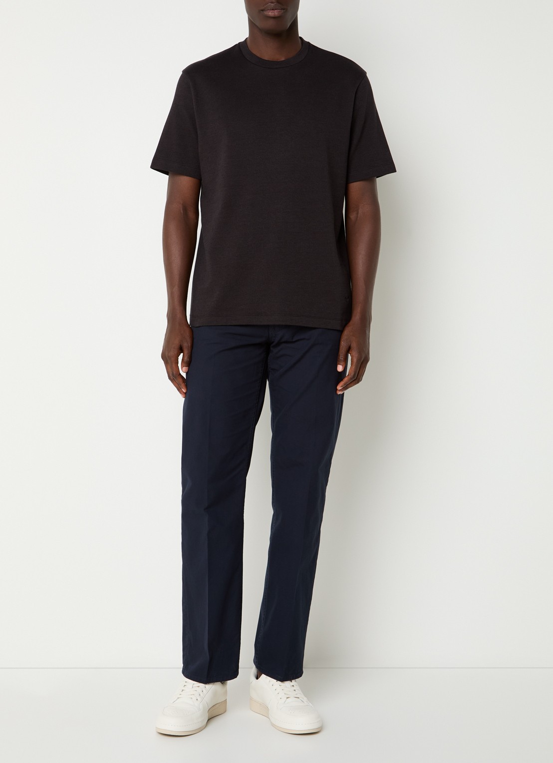 Armani Straight leg jeans met steekzakken - voorkant 5 blauw