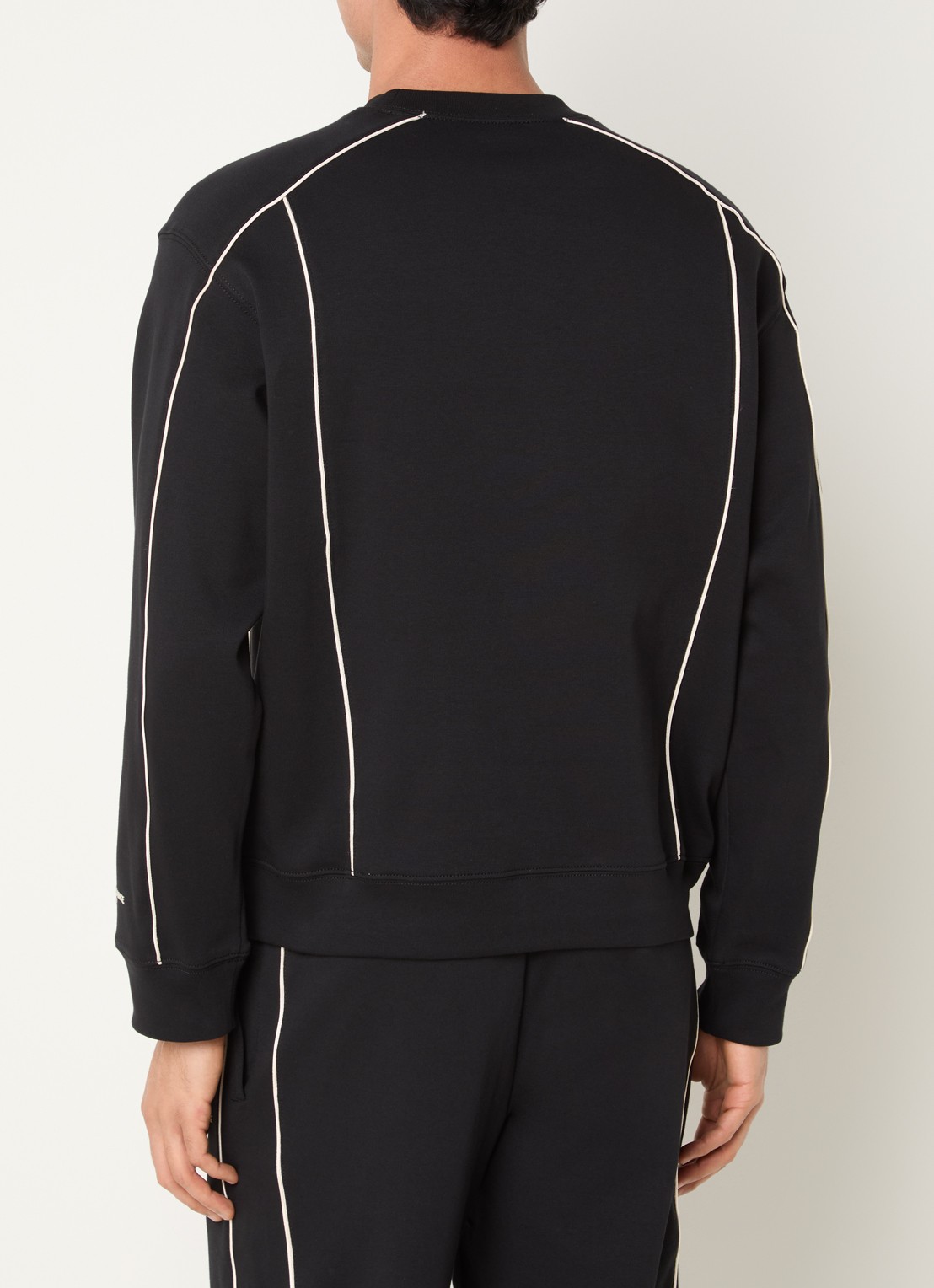 Armani Sweater met logo - achterkant zwart