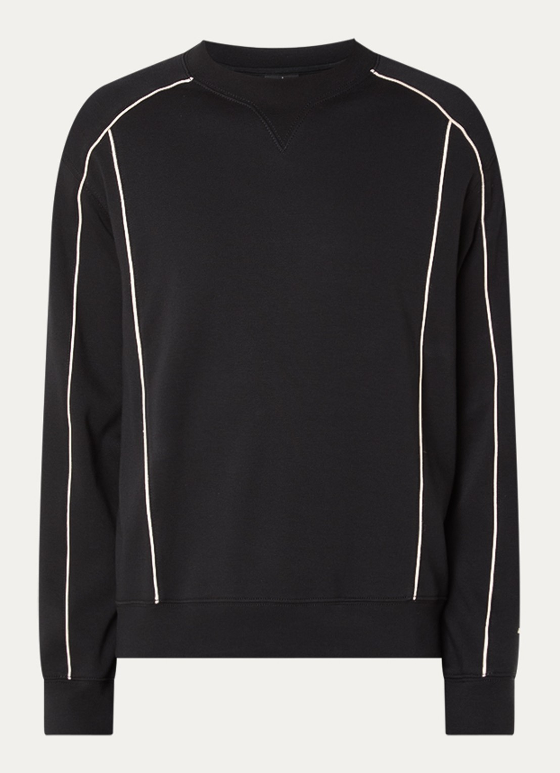 Armani Sweater met logo - voorkant 3 zwart