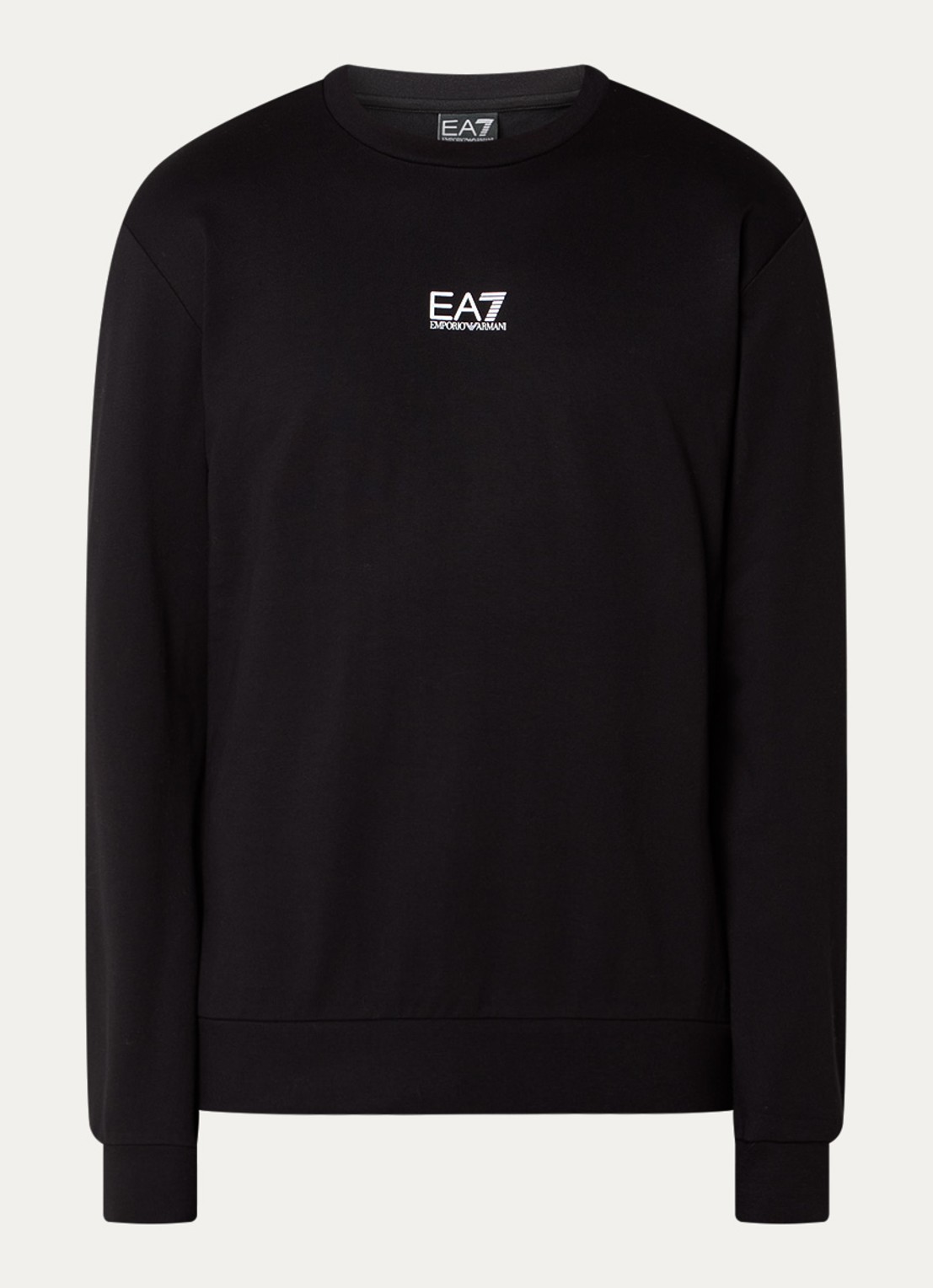 Armani Sweater met logo - voorkant 2 zwart