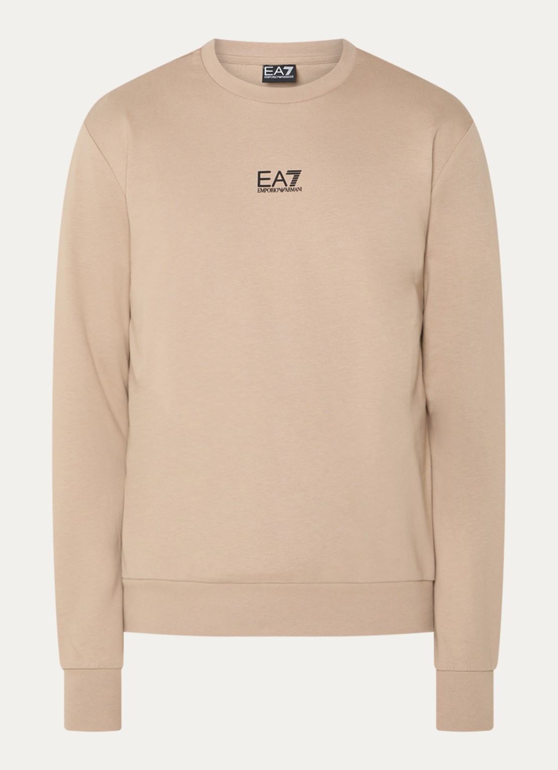 Armani Sweater met logo - voorkant 3 beige