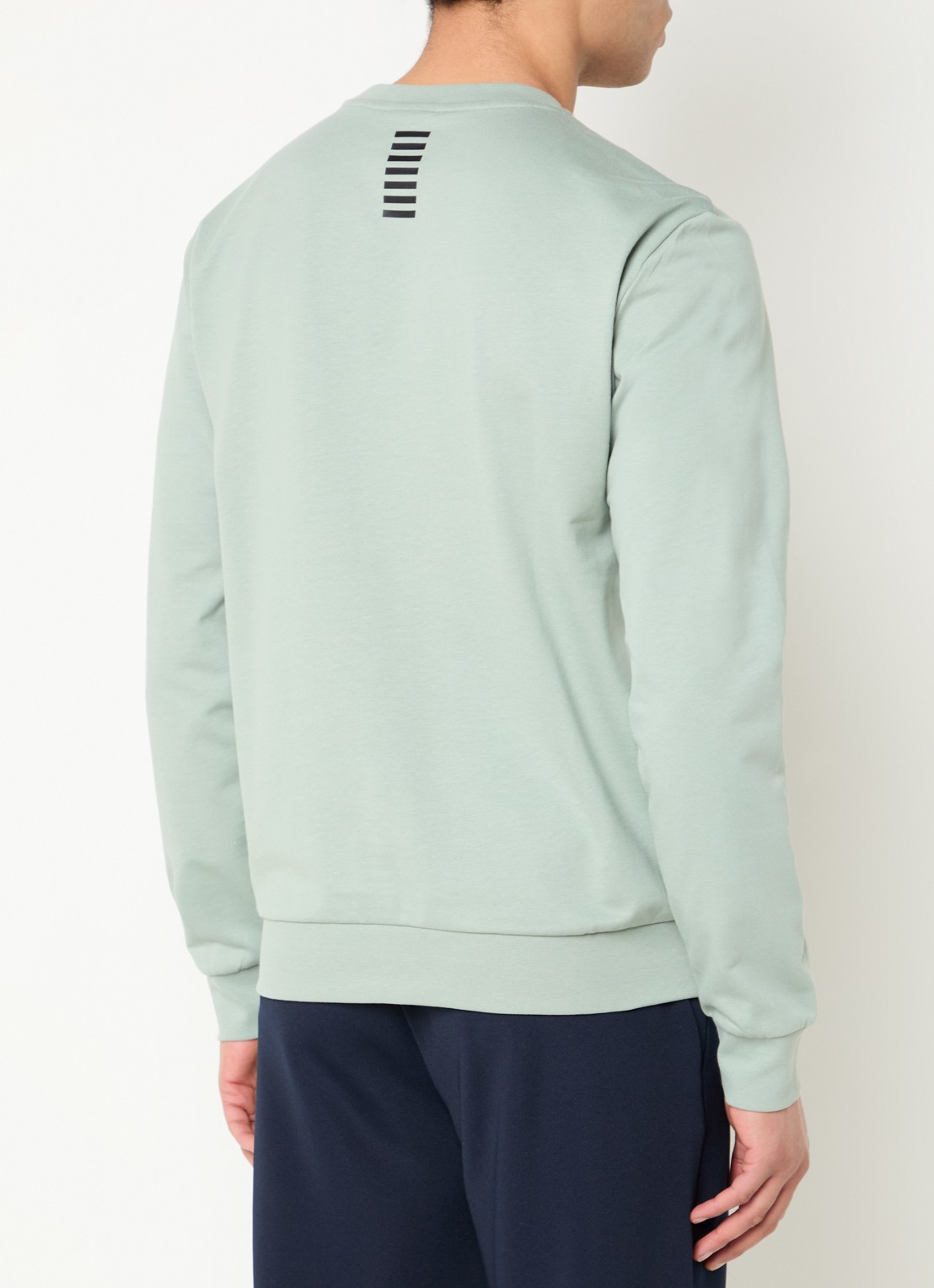 Armani Sweater met logo - achterkant 2 zeegroen