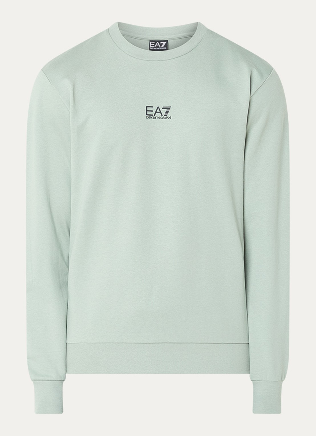Armani Sweater met logo - voorkant 3 zeegroen