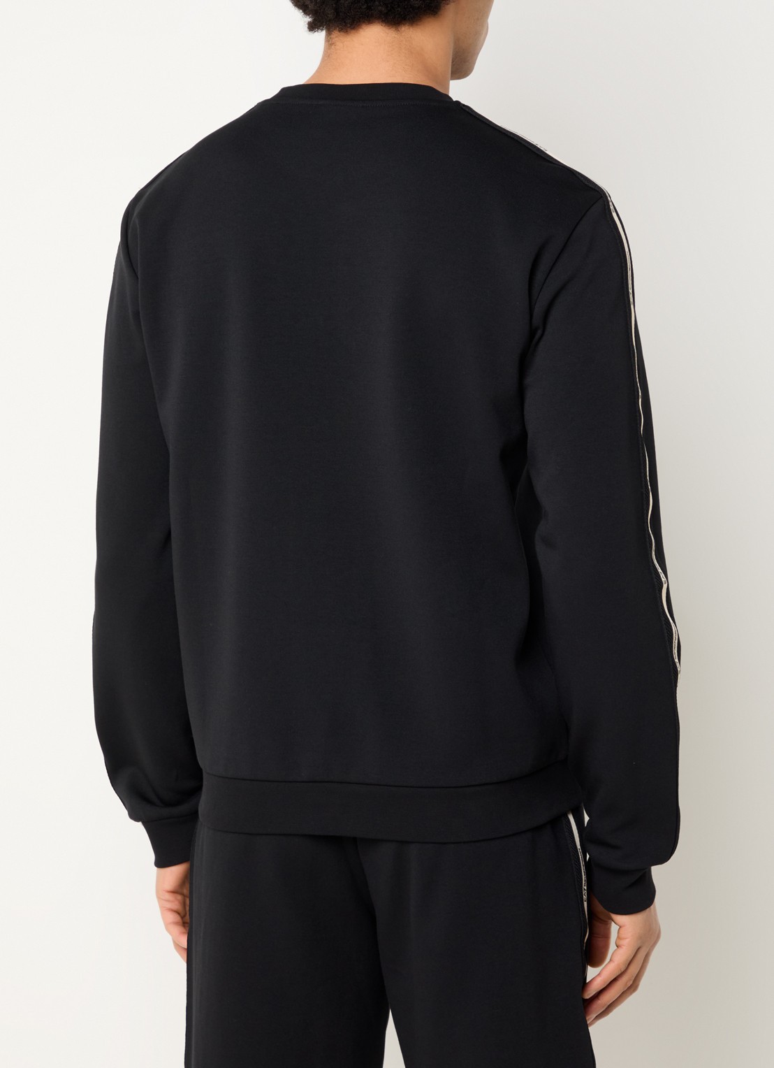 Armani Sweater met logo - achterkant 3 zwart
