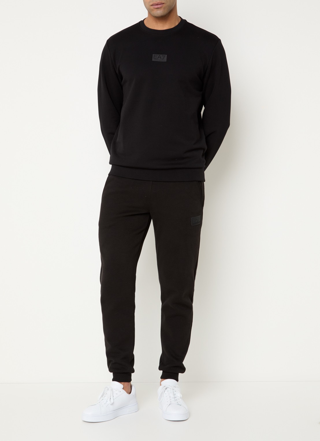 Armani Sweater met logo - voorkant 3 zwart