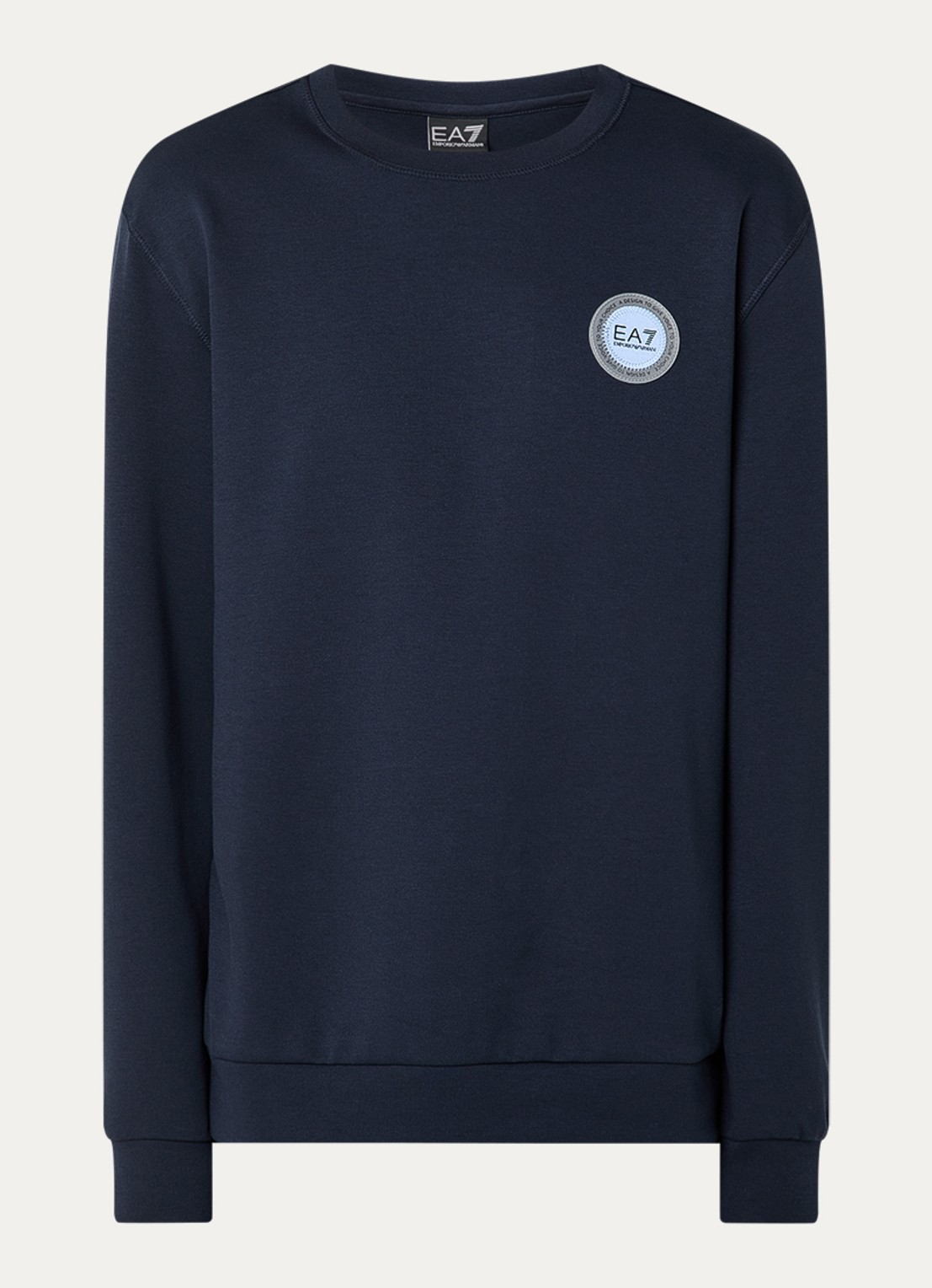 Armani Sweater met logo - voorkant donkerblauw