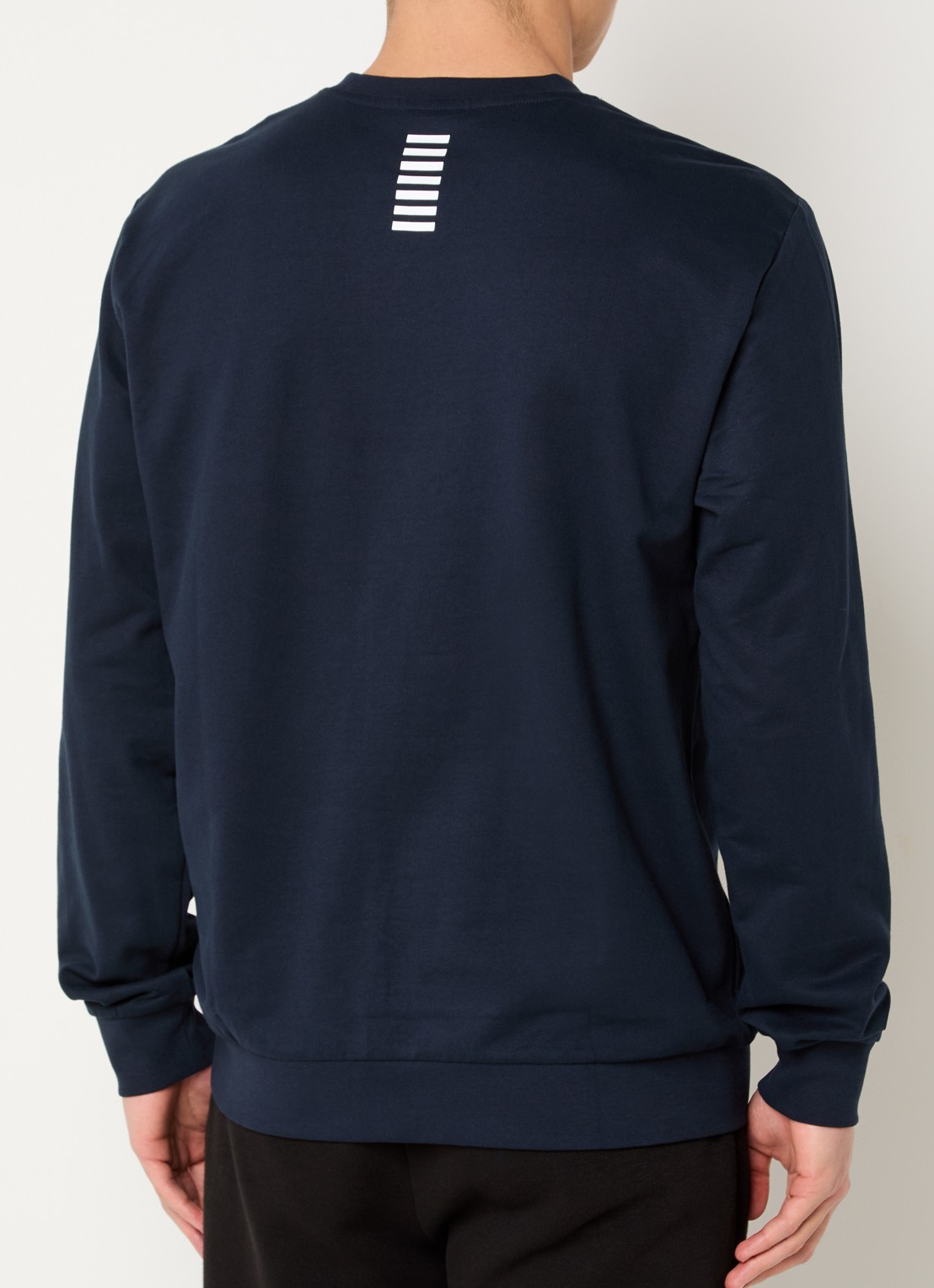 Armani Sweater met logo - achterkant donkerblauw