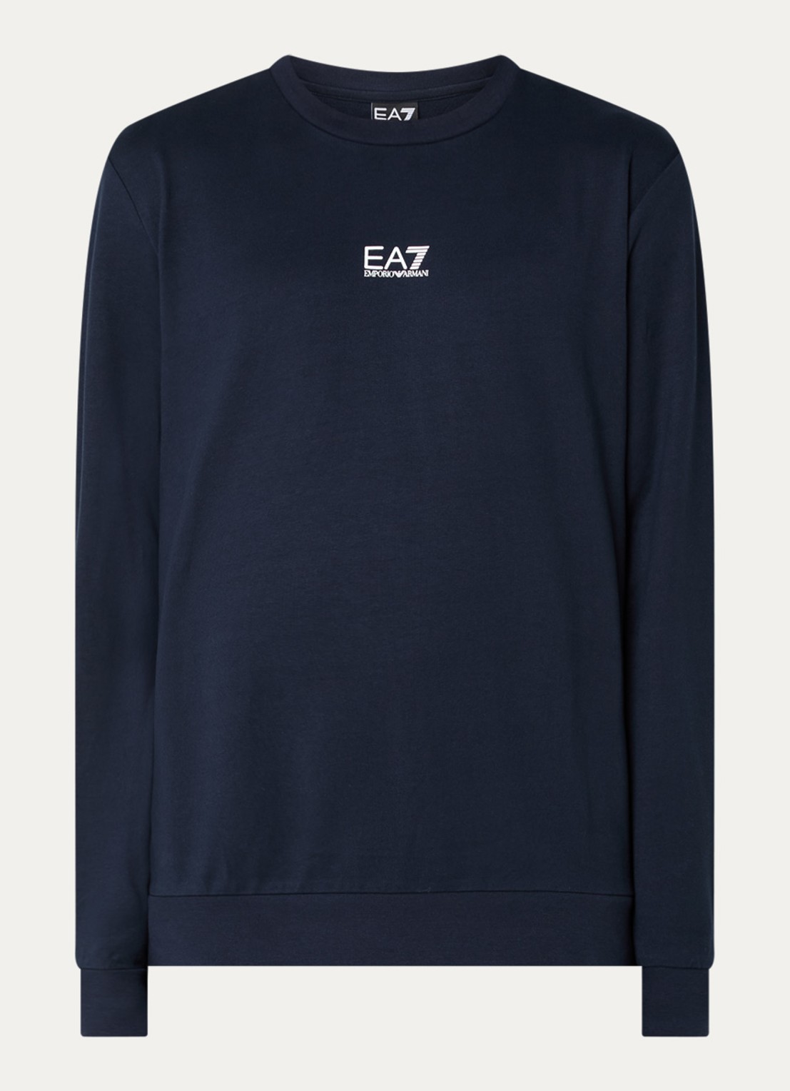 Armani Sweater met logo - voorkant 3 donkerblauw