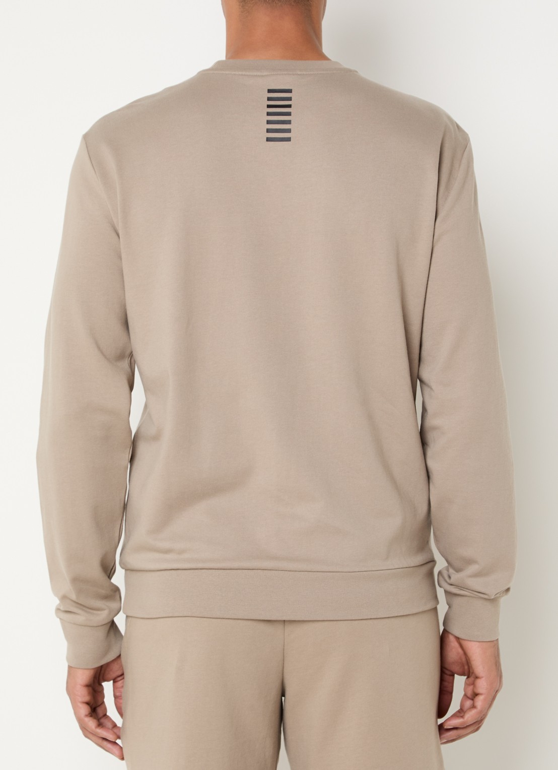 Armani Sweater met logo - achterkant 2 donkerbeige