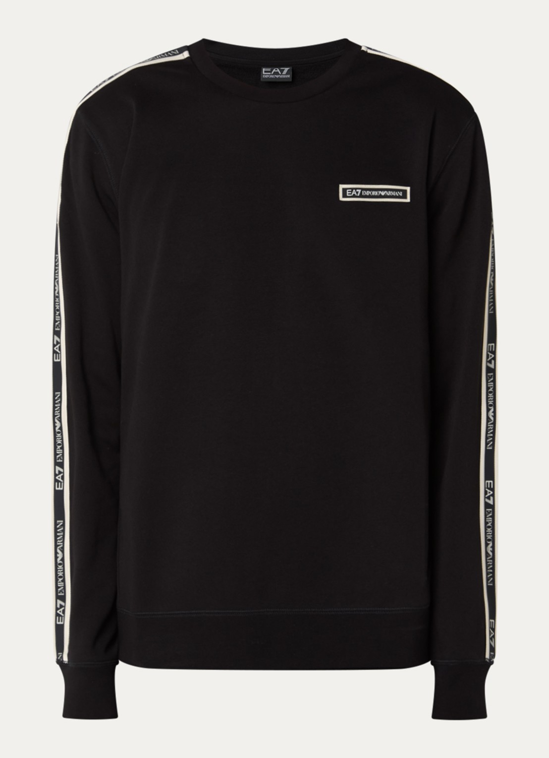 Armani Sweater met logo - voorkant 2 zwart