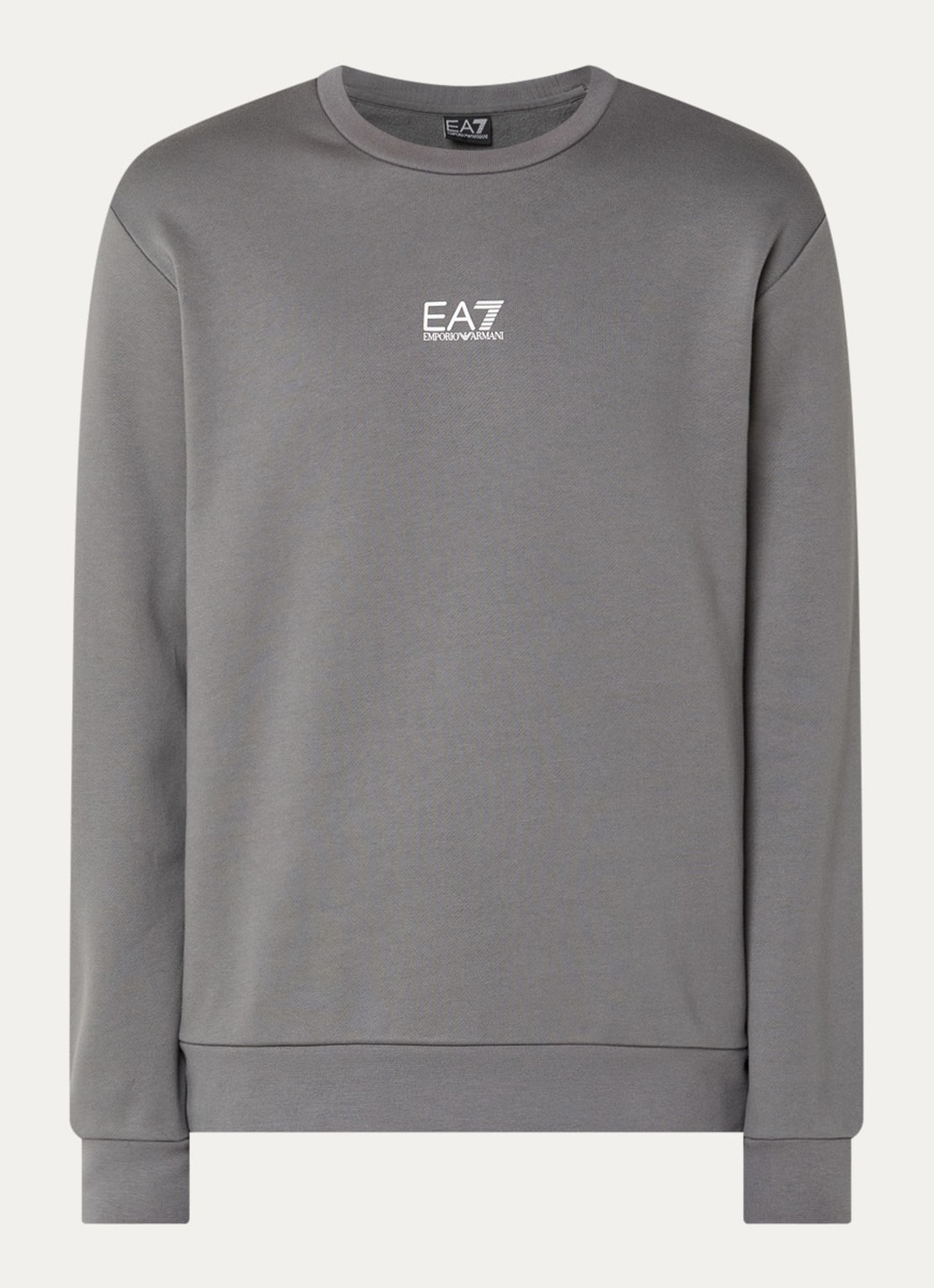 Armani Sweater met logo - voorkant grijs