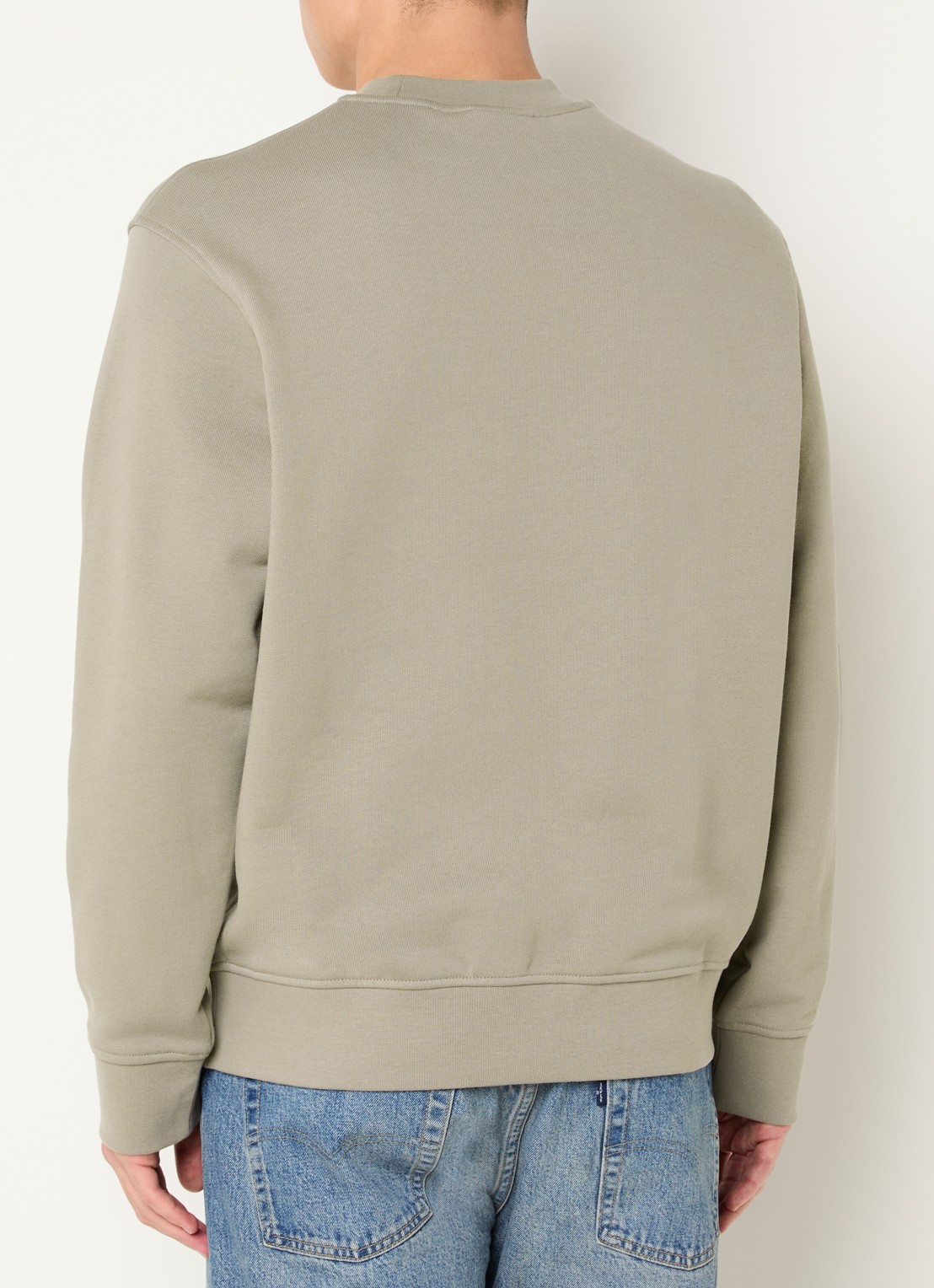 Armani Sweater met logoborduring - achterkant 2 beige