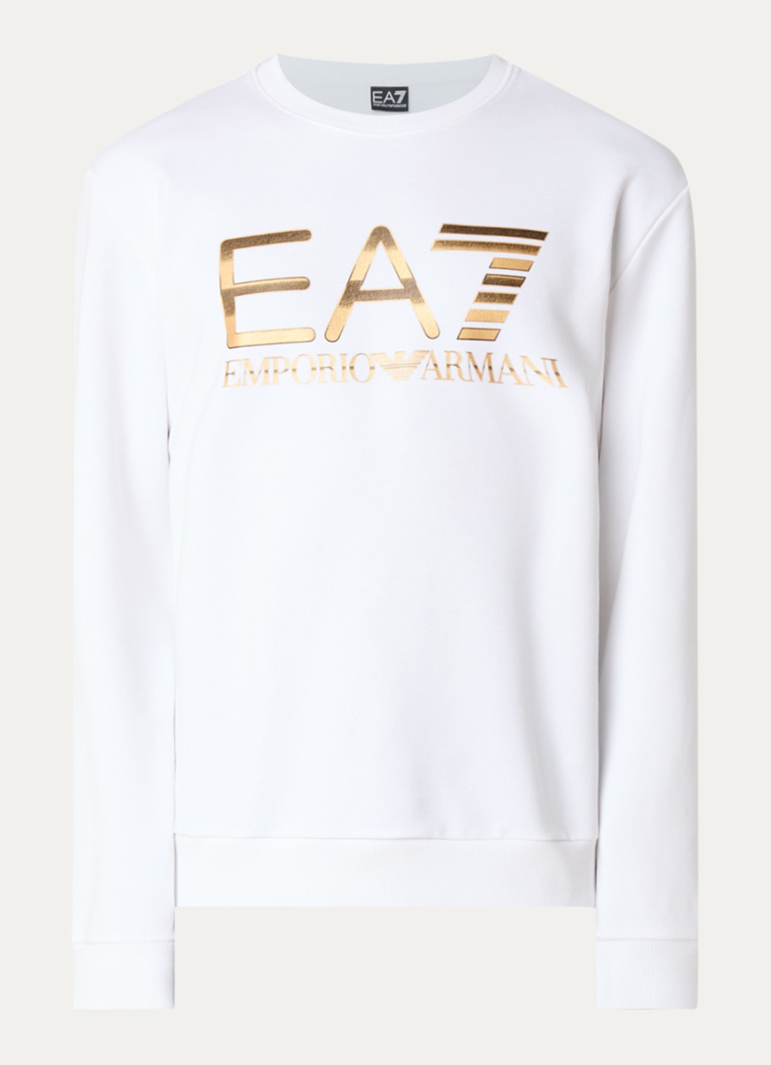Armani Sweater met logoprint - voorkant 3 wit