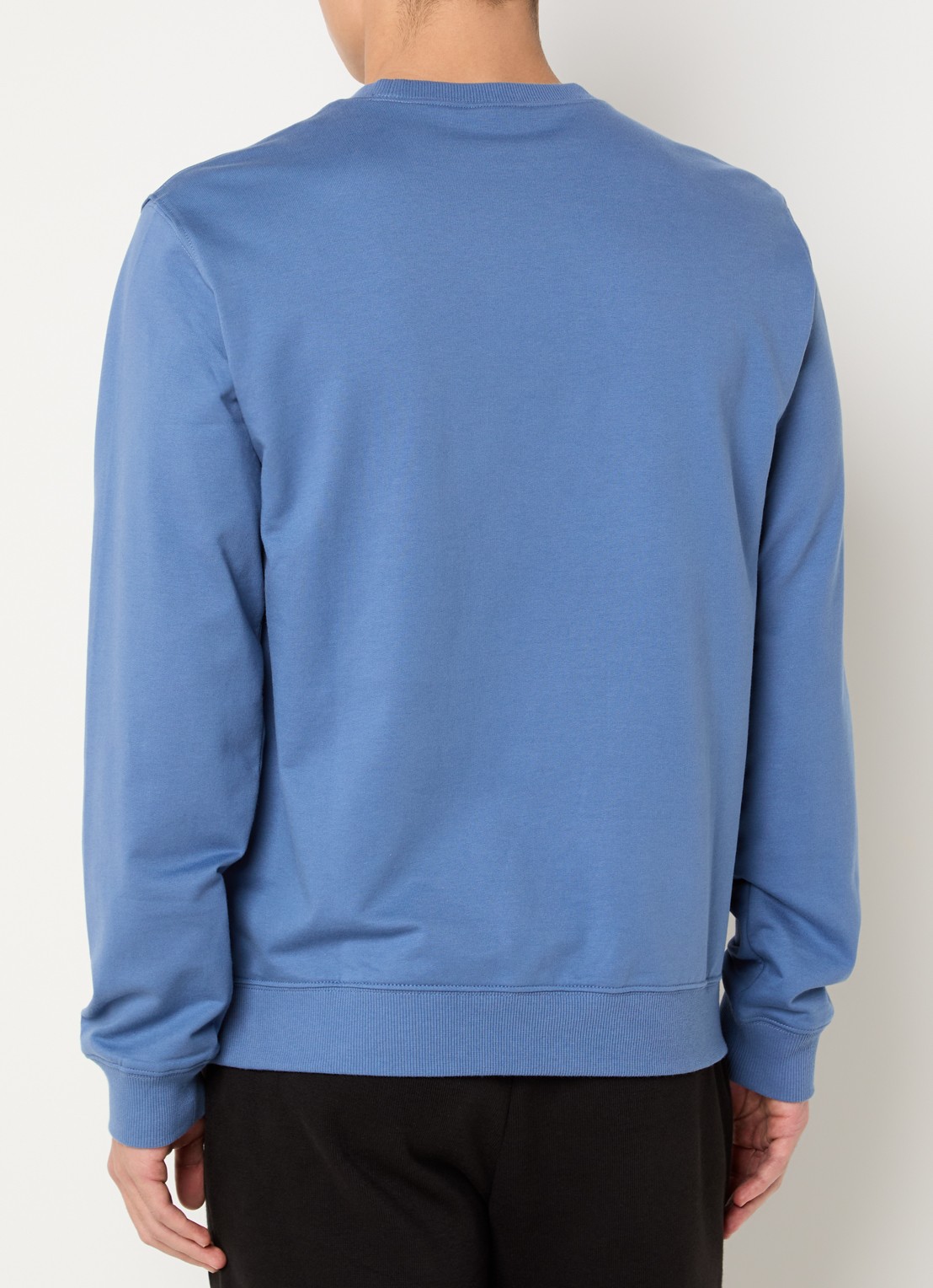Armani Sweater met logoprint - achterkant 4 staalblauw