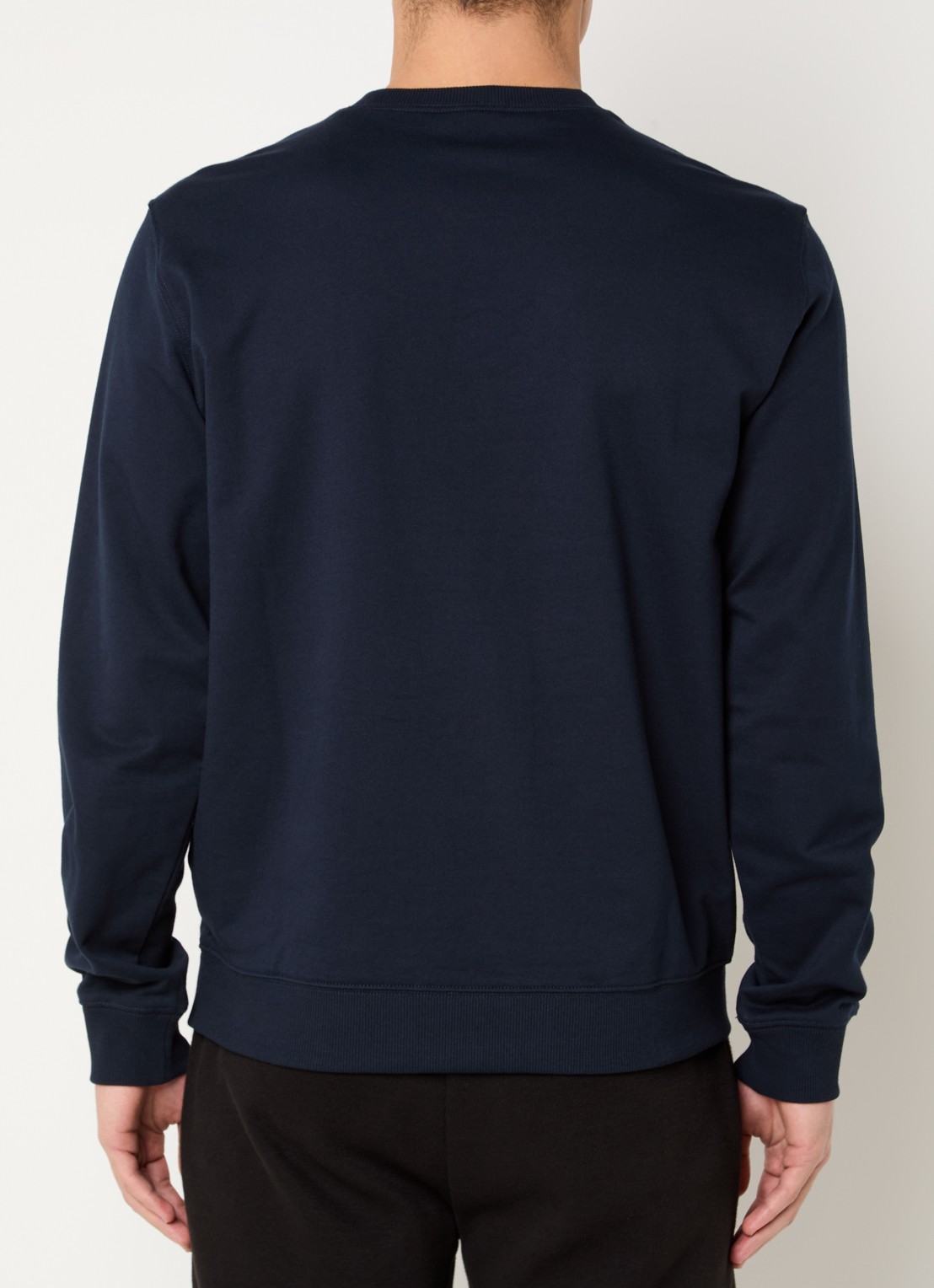 Armani Sweater met logoprint - achterkant donkerblauw