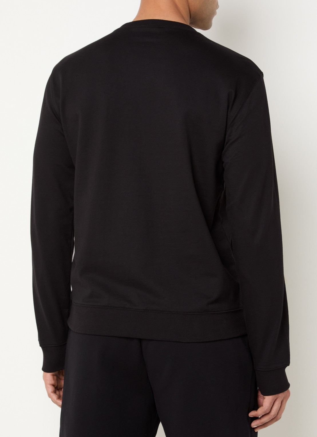 Armani Sweater met logoprint - achterkant 4 zwart