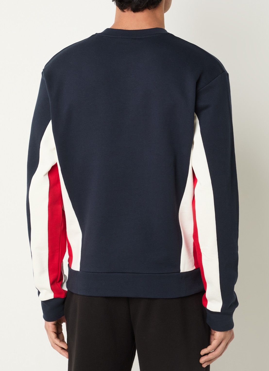 Armani Sweater met logoprint - achterkant donkerblauw