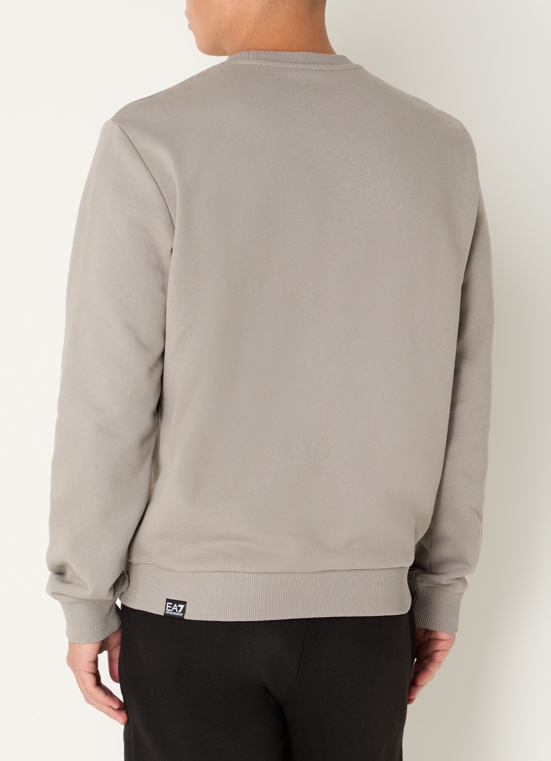 Armani Sweater met logoprint - achterkant donkerbeige