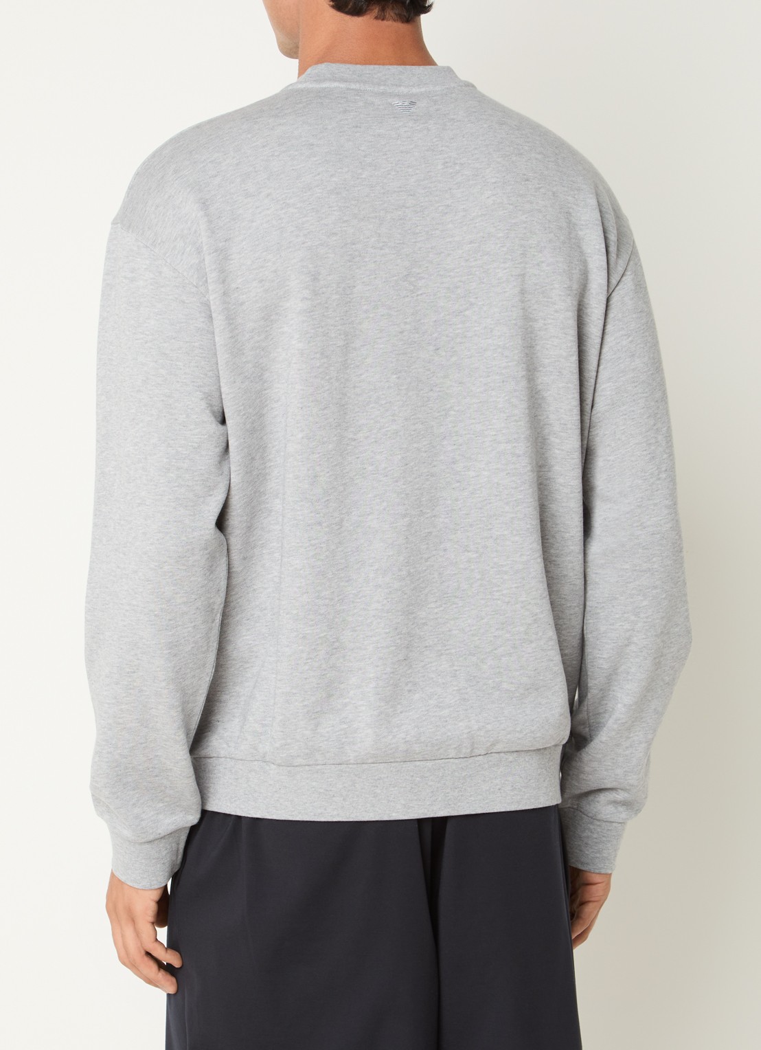 Armani Sweater met print - achterkant 4 lichtgrijs