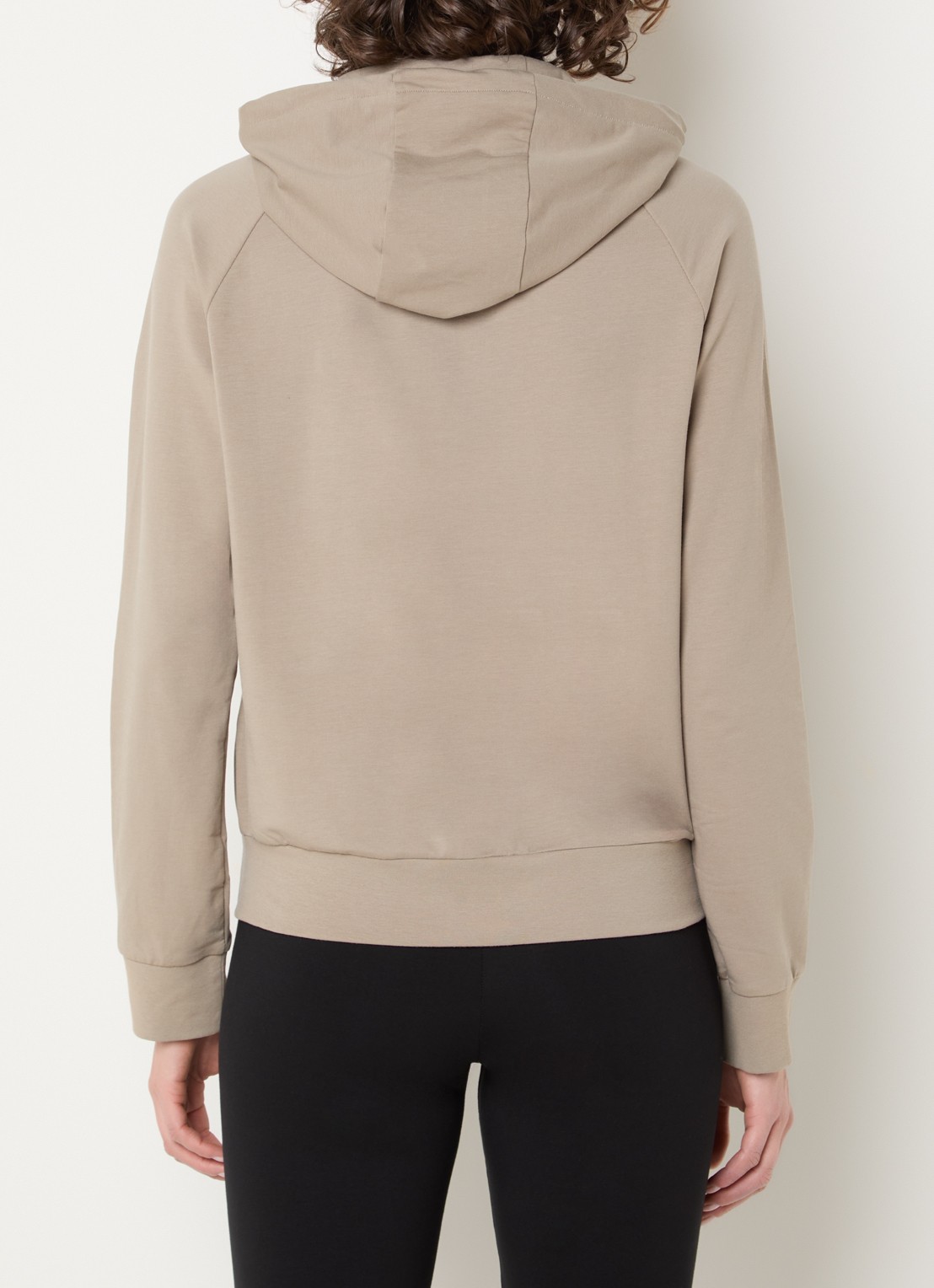 Armani Sweatvest met logo en steekzakken - achterkant 3 camel