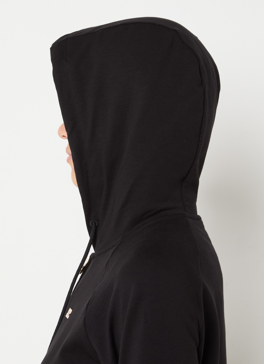 Armani Sweatvest met logo en steekzakken - detail 5 zwart