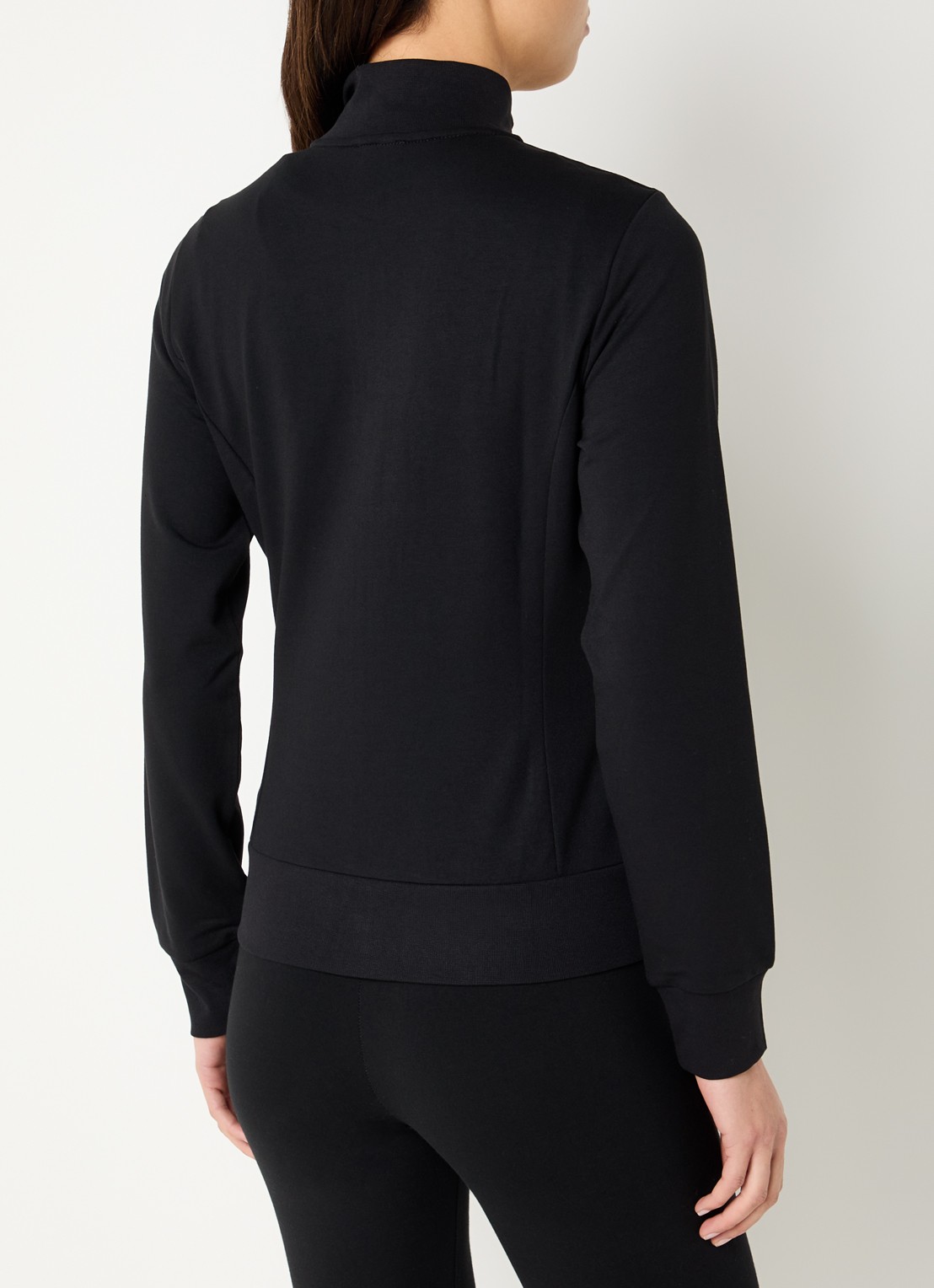 Armani Sweatvest met logo en steekzakken  - achterkant 2 zwart