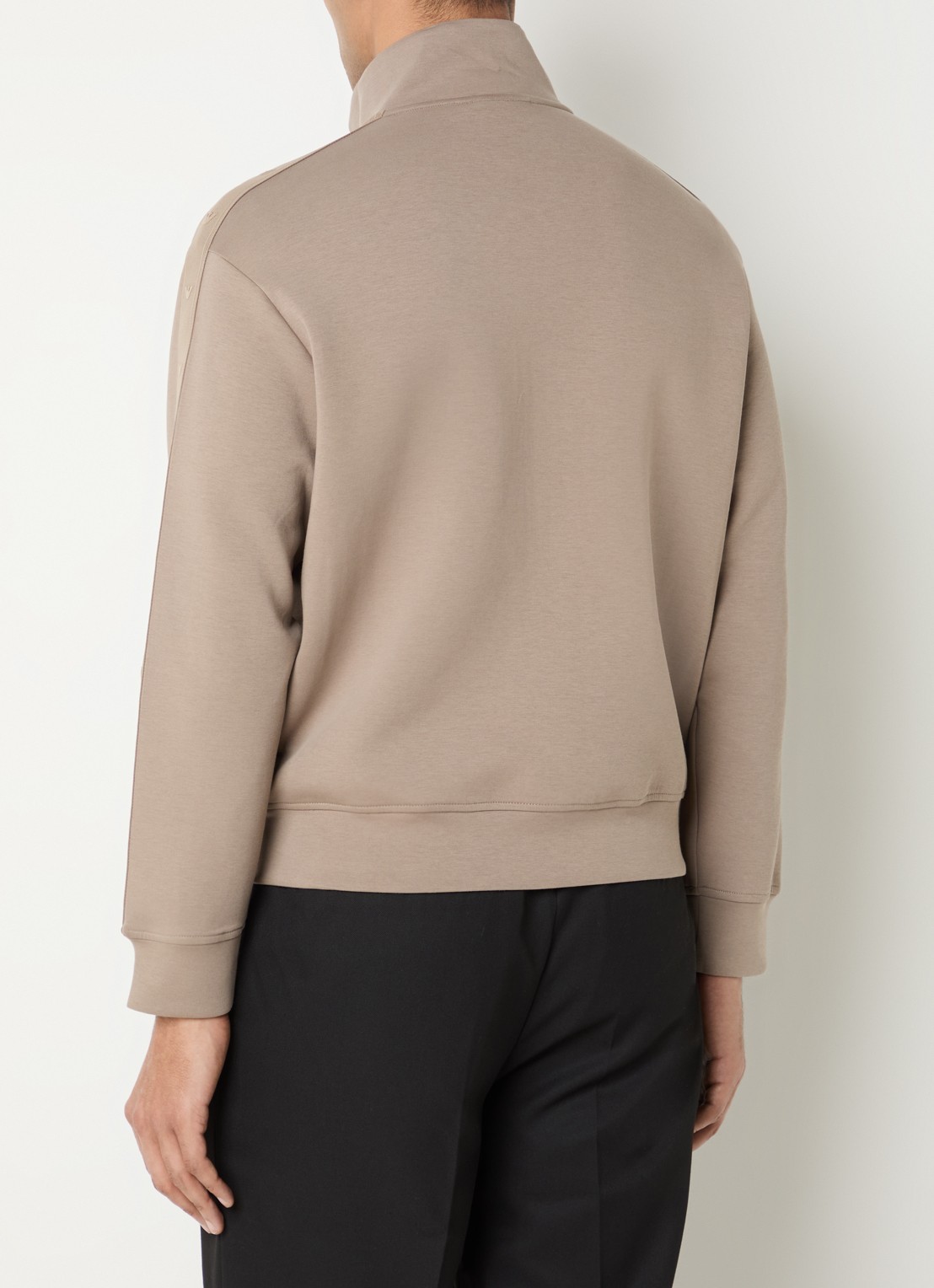 Armani Sweatvest met logo en steekzakken - achterkant 3 antraciet