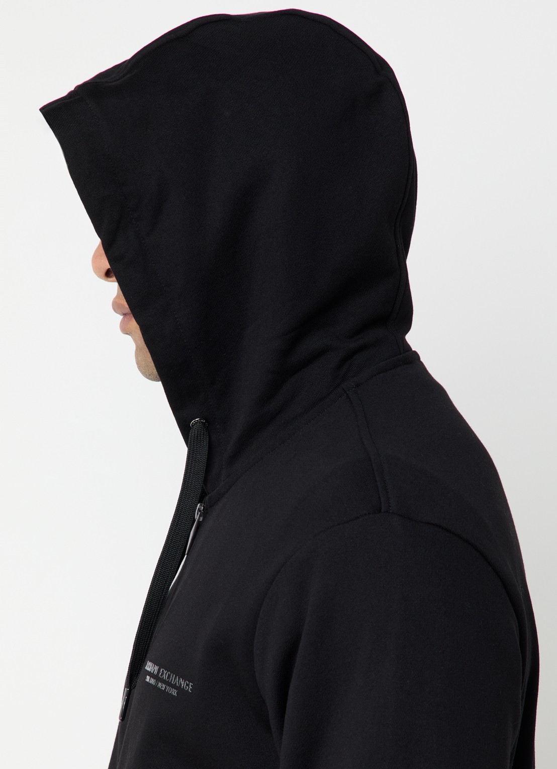 Armani Sweatvest met logo - detail 2 zwart