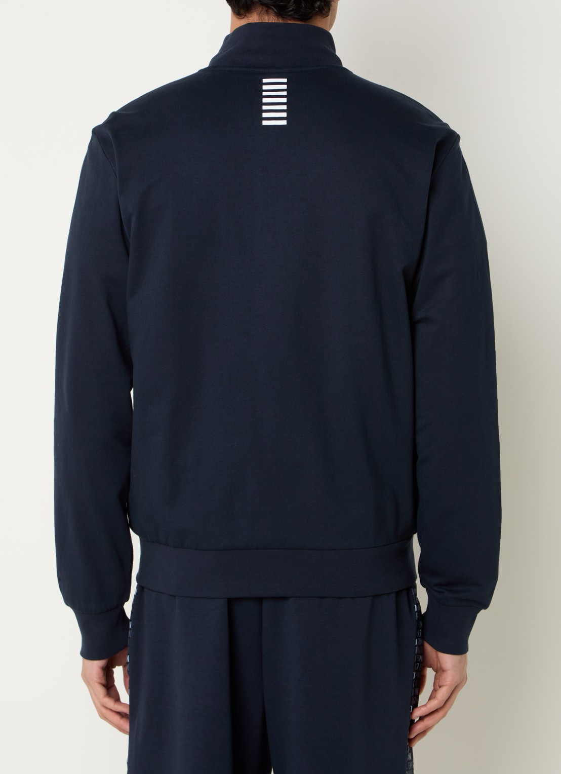 Armani Sweatvest met logo - achterkant 2 donkerblauw