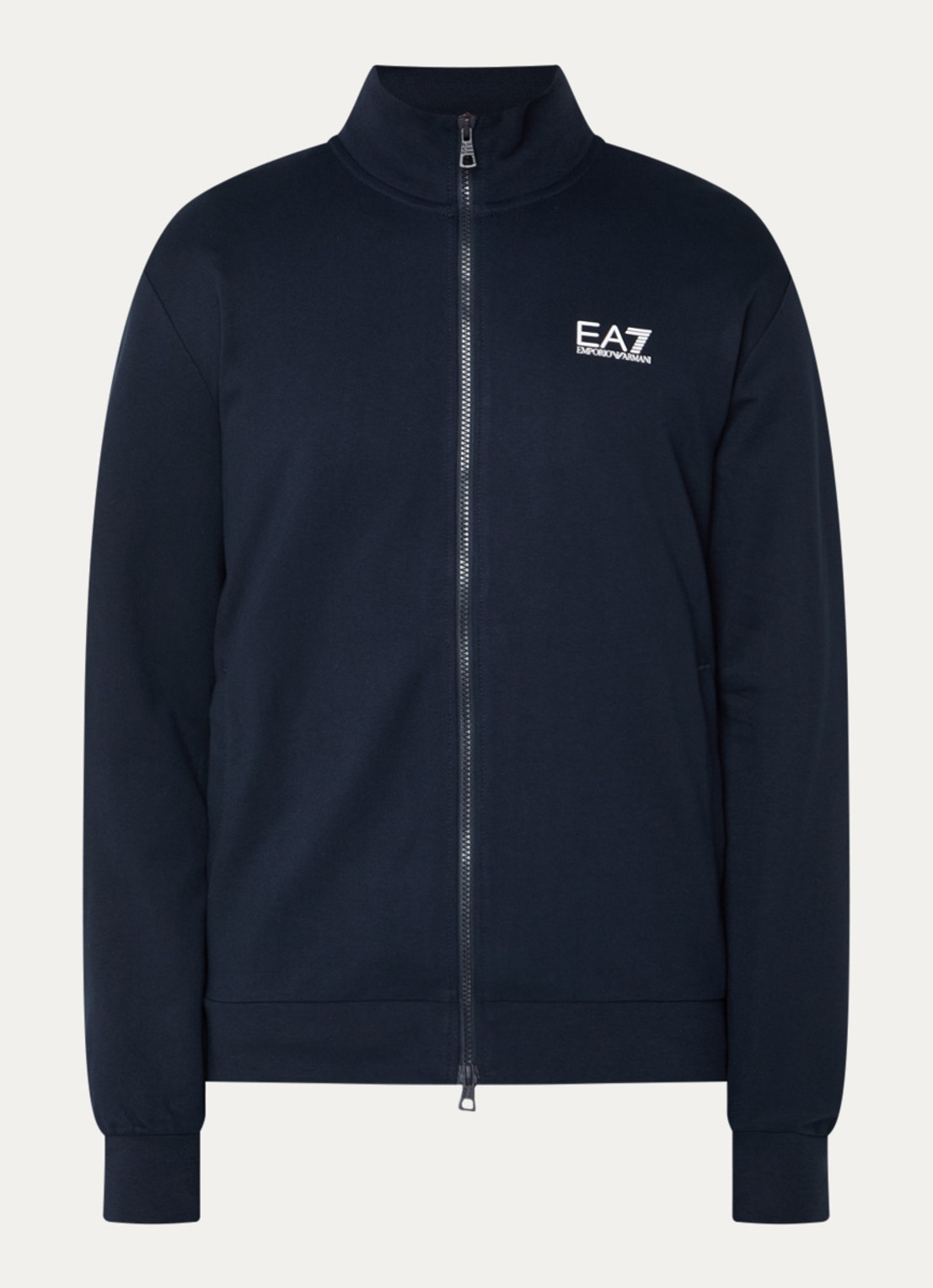 Armani Sweatvest met logo - voorkant 3 donkerblauw